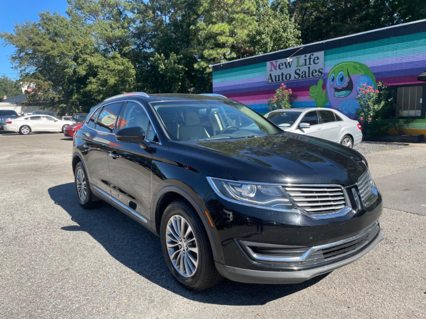 2016 BLACK LINCOLN MKX SELECT (2LMPJ8KR2GB) with an 3.7L engine, Automatic transmission, located at 5103 Dorchester Rd., Charleston, SC, 29418-5607, (843) 767-1122, 36.245171, -115.228050 - Photo#0