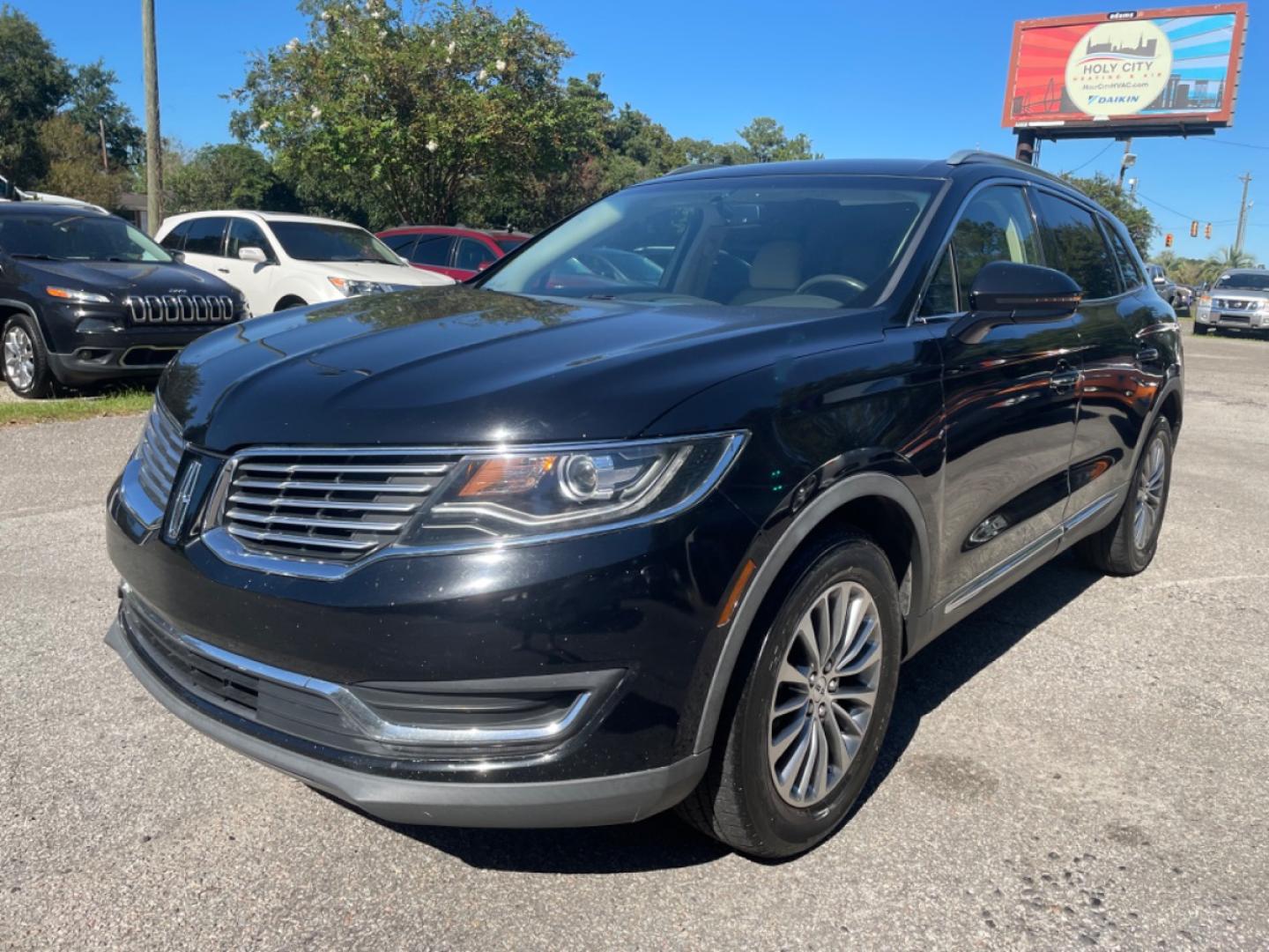 2016 BLACK LINCOLN MKX SELECT (2LMPJ8KR2GB) with an 3.7L engine, Automatic transmission, located at 5103 Dorchester Rd., Charleston, SC, 29418-5607, (843) 767-1122, 36.245171, -115.228050 - Photo#1