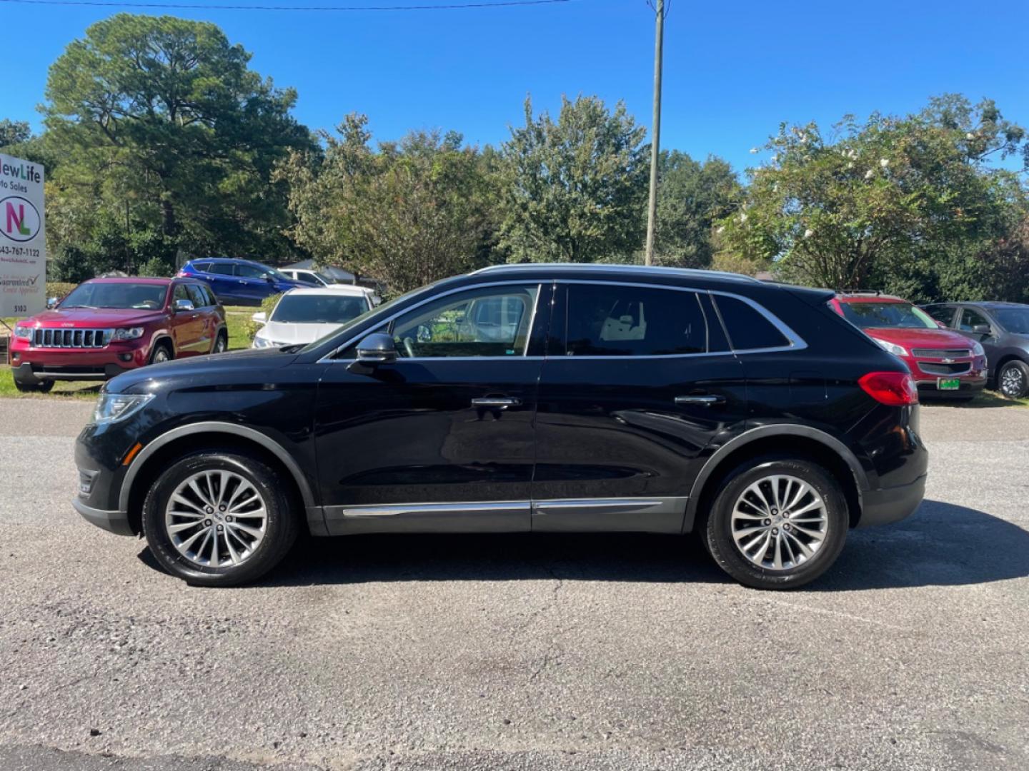 2016 BLACK LINCOLN MKX SELECT (2LMPJ8KR2GB) with an 3.7L engine, Automatic transmission, located at 5103 Dorchester Rd., Charleston, SC, 29418-5607, (843) 767-1122, 36.245171, -115.228050 - Photo#2