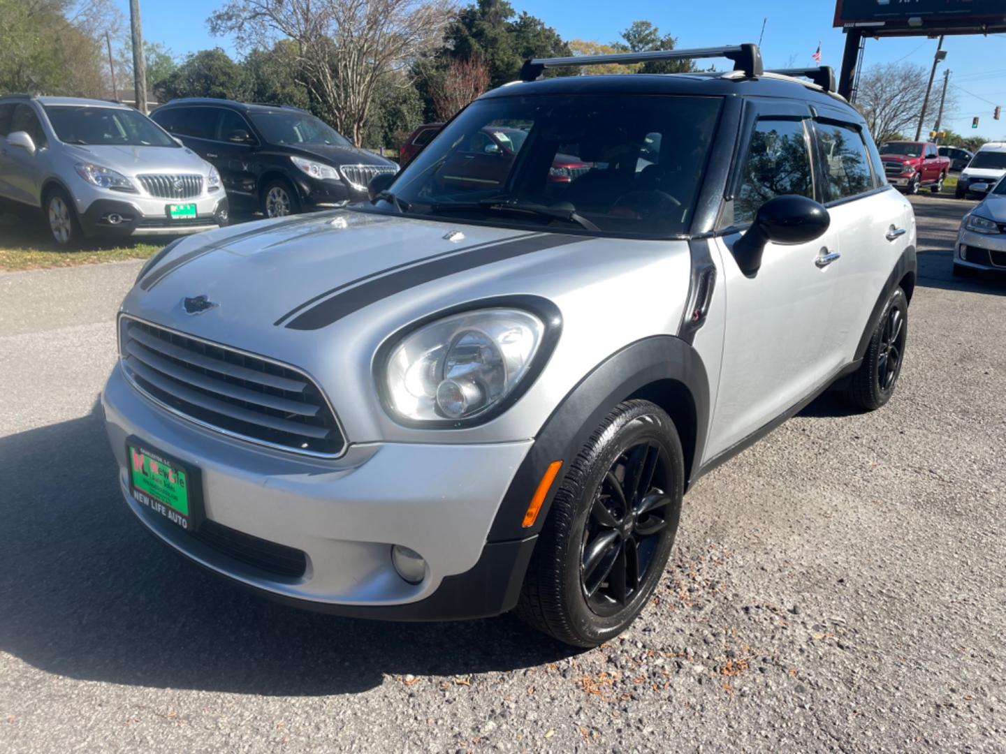 2013 GRAY MINI COOPER COUNTRYMAN (WMWZB3C54DW) with an 1.6L engine, Automatic transmission, located at 5103 Dorchester Rd., Charleston, SC, 29418-5607, (843) 767-1122, 36.245171, -115.228050 - Photo#2