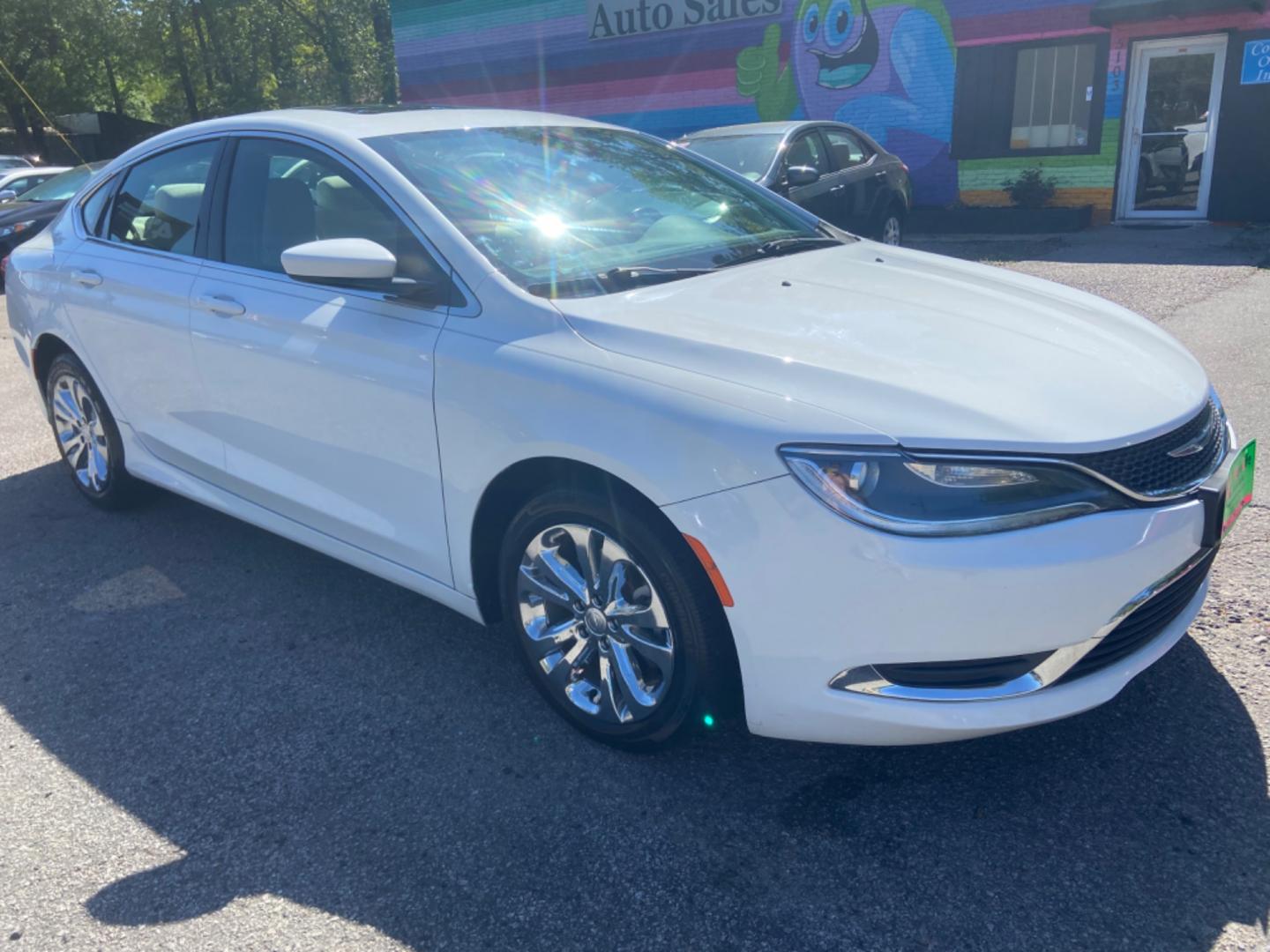 2016 WHITE CHRYSLER 200 LIMITED (1C3CCCAB1GN) with an 2.4L engine, Automatic transmission, located at 5103 Dorchester Rd., Charleston, SC, 29418-5607, (843) 767-1122, 36.245171, -115.228050 - Photo#0