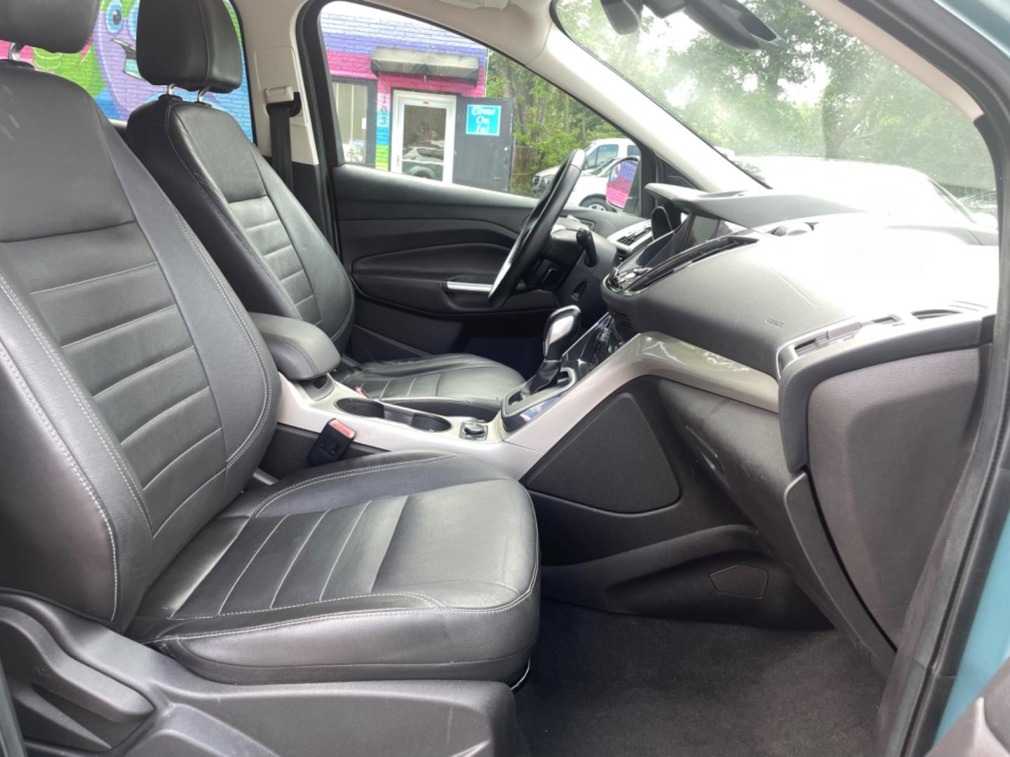 2013 BLUE FORD ESCAPE SEL (1FMCU9HX0DU) with an 1.6L engine, Automatic transmission, located at 5103 Dorchester Rd., Charleston, SC, 29418-5607, (843) 767-1122, 36.245171, -115.228050 - Clean CarFax (no accidents reported!) Clean interior with Leather, CD/USB/Sat/Bluetooth, Power Everything (windows, locks, seat, mirrors), Power Liftgate, Heated/Memory Seating, Push Button Start, Keyless Entry, Alloy Wheels. Certified One Owner!! Only 109k miles! Located at New Life Auto Sales! 2 - Photo#8