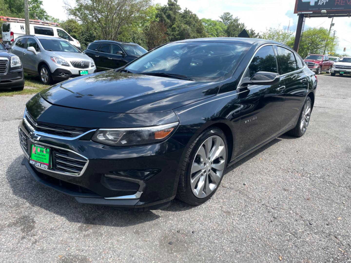 2017 BLACK CHEVROLET MALIBU PREMIER (1G1ZH5SX1HF) with an 2.0L engine, Automatic transmission, located at 5103 Dorchester Rd., Charleston, SC, 29418-5607, (843) 767-1122, 36.245171, -115.228050 - Gorgeous and Comfortable & Sleek interior with Leather, Panoramic Sunroof, Navigation, Backup Camera, Bose Sound System with AUX/Bluetooth, Dual Climate Control, Power Everything (windows, locks, seats, mirrors), Heated/Cooled/Memory Seating, Push Button Start, Keyless Entry, Alloy Wheels. Local Tra - Photo#2