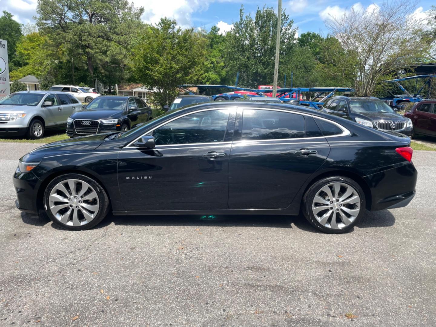 2017 BLACK CHEVROLET MALIBU PREMIER (1G1ZH5SX1HF) with an 2.0L engine, Automatic transmission, located at 5103 Dorchester Rd., Charleston, SC, 29418-5607, (843) 767-1122, 36.245171, -115.228050 - Gorgeous and Comfortable & Sleek interior with Leather, Panoramic Sunroof, Navigation, Backup Camera, Bose Sound System with AUX/Bluetooth, Dual Climate Control, Power Everything (windows, locks, seats, mirrors), Heated/Cooled/Memory Seating, Push Button Start, Keyless Entry, Alloy Wheels. Local Tra - Photo#3