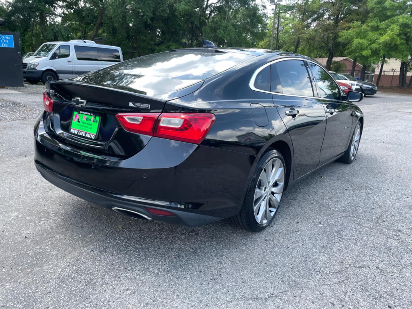 2017 BLACK CHEVROLET MALIBU PREMIER (1G1ZH5SX1HF) with an 2.0L engine, Automatic transmission, located at 5103 Dorchester Rd., Charleston, SC, 29418-5607, (843) 767-1122, 36.245171, -115.228050 - Photo#6