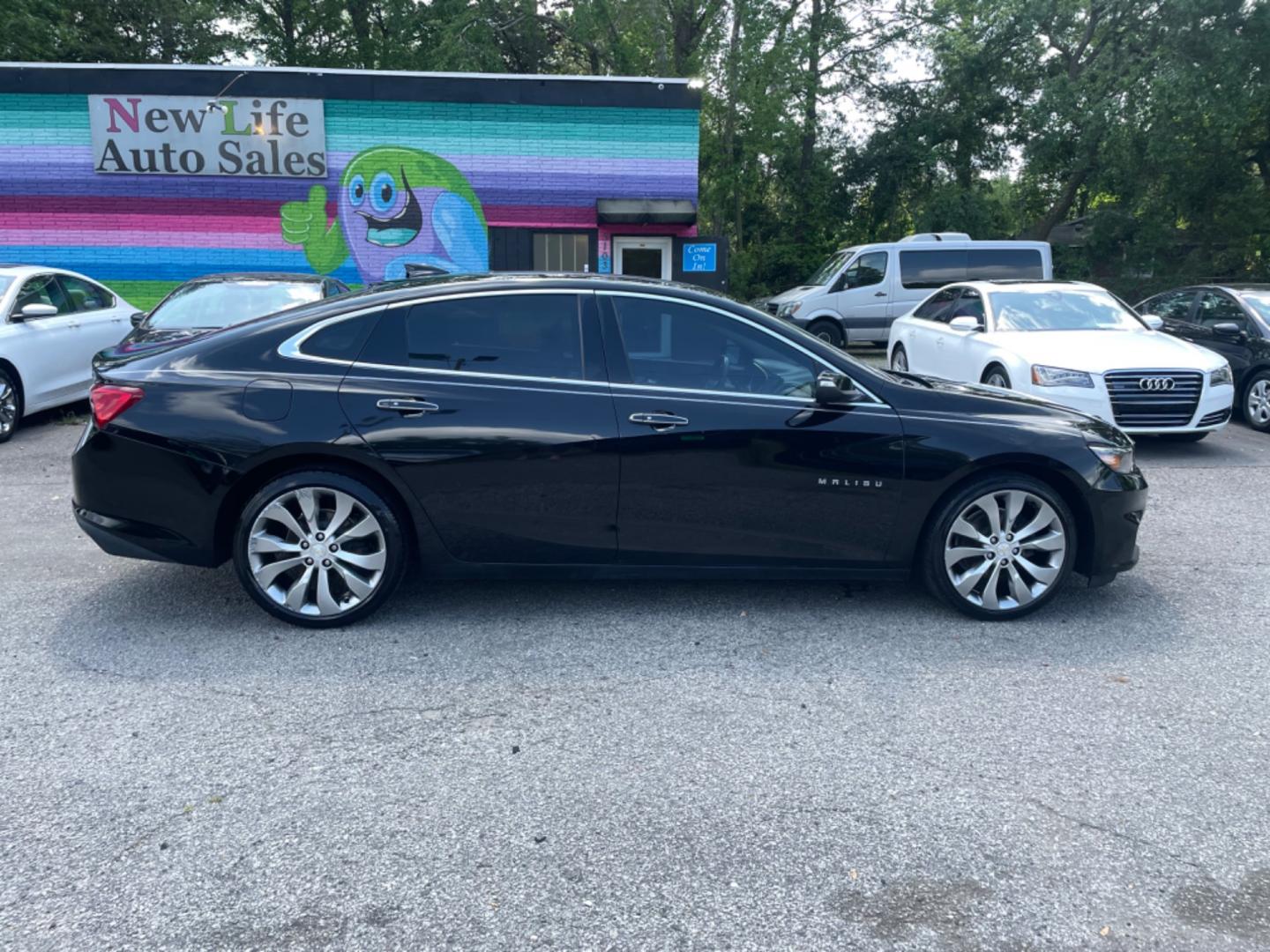 2017 BLACK CHEVROLET MALIBU PREMIER (1G1ZH5SX1HF) with an 2.0L engine, Automatic transmission, located at 5103 Dorchester Rd., Charleston, SC, 29418-5607, (843) 767-1122, 36.245171, -115.228050 - Photo#7