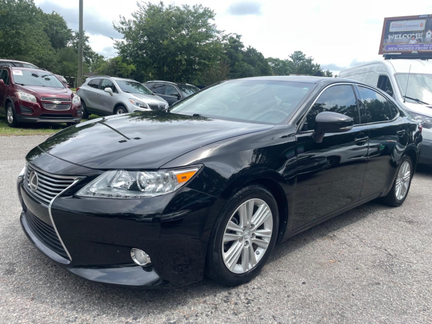 2015 BLACK LEXUS ES 350 (JTHBK1GG8F2) with an 3.5L engine, Automatic transmission, located at 5103 Dorchester Rd., Charleston, SC, 29418-5607, (843) 767-1122, 36.245171, -115.228050 - Sleek, Clean Interior with Leather, Sunroof, CD/AUX/Sat/Bluetooth, Dual Climate Control, Power Everything (windows, locks, seats, mirrors), Heated/Cooled/Memory Seats, Keyless Entry, Push Button Start, Alloy Wheels. 145k miles Located at New Life Auto Sales! 2023 WINNER for Post & Courier's Charles - Photo#2