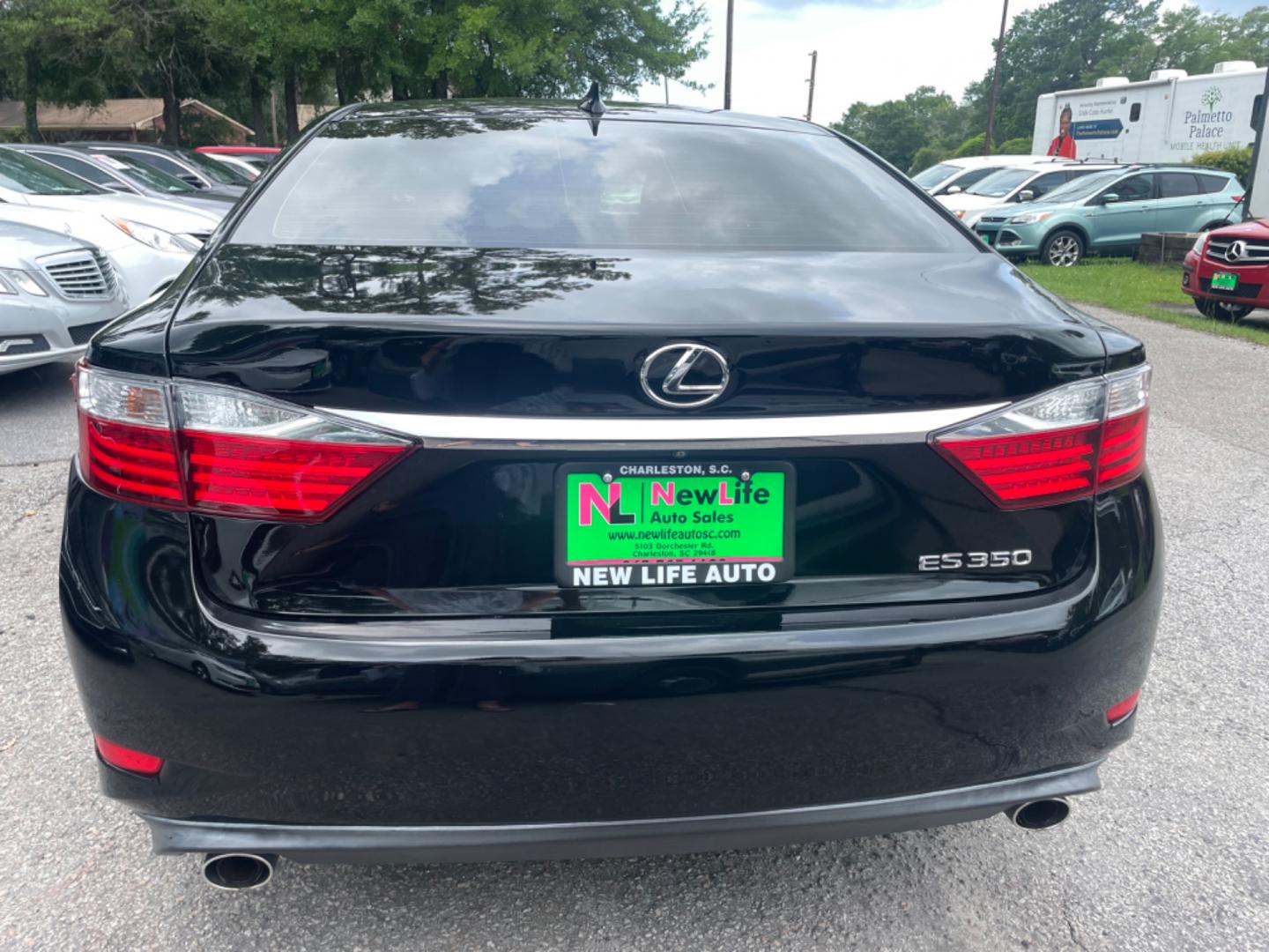 2015 BLACK LEXUS ES 350 (JTHBK1GG8F2) with an 3.5L engine, Automatic transmission, located at 5103 Dorchester Rd., Charleston, SC, 29418-5607, (843) 767-1122, 36.245171, -115.228050 - Sleek, Clean Interior with Leather, Sunroof, CD/AUX/Sat/Bluetooth, Dual Climate Control, Power Everything (windows, locks, seats, mirrors), Heated/Cooled/Memory Seats, Keyless Entry, Push Button Start, Alloy Wheels. 145k miles Located at New Life Auto Sales! 2023 WINNER for Post & Courier's Charles - Photo#5