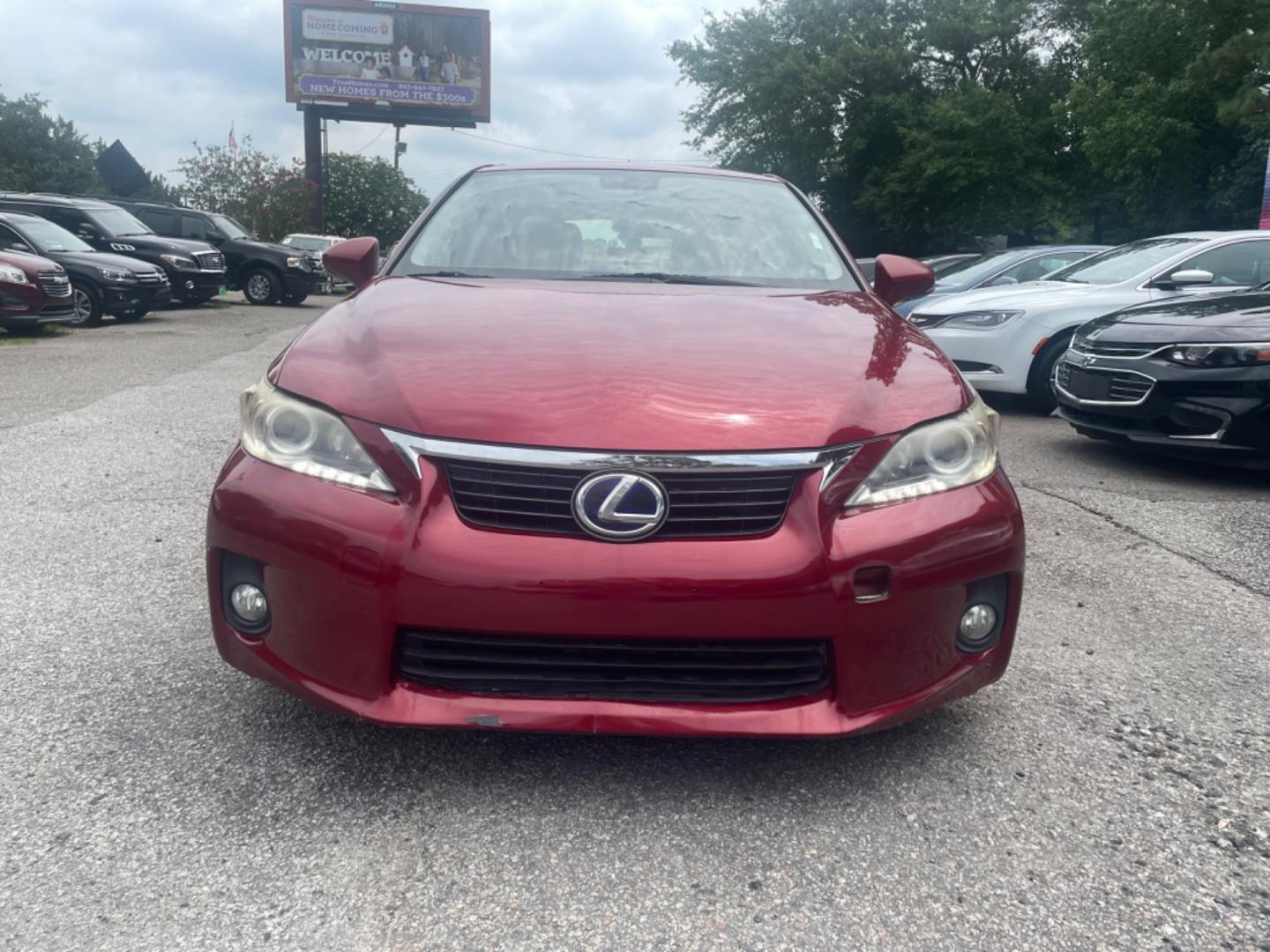 2013 RED LEXUS CT 200 (JTHKD5BH3D2) with an 1.8L engine, Automatic transmission, located at 5103 Dorchester Rd., Charleston, SC, 29418-5607, (843) 767-1122, 36.245171, -115.228050 - Photo#1