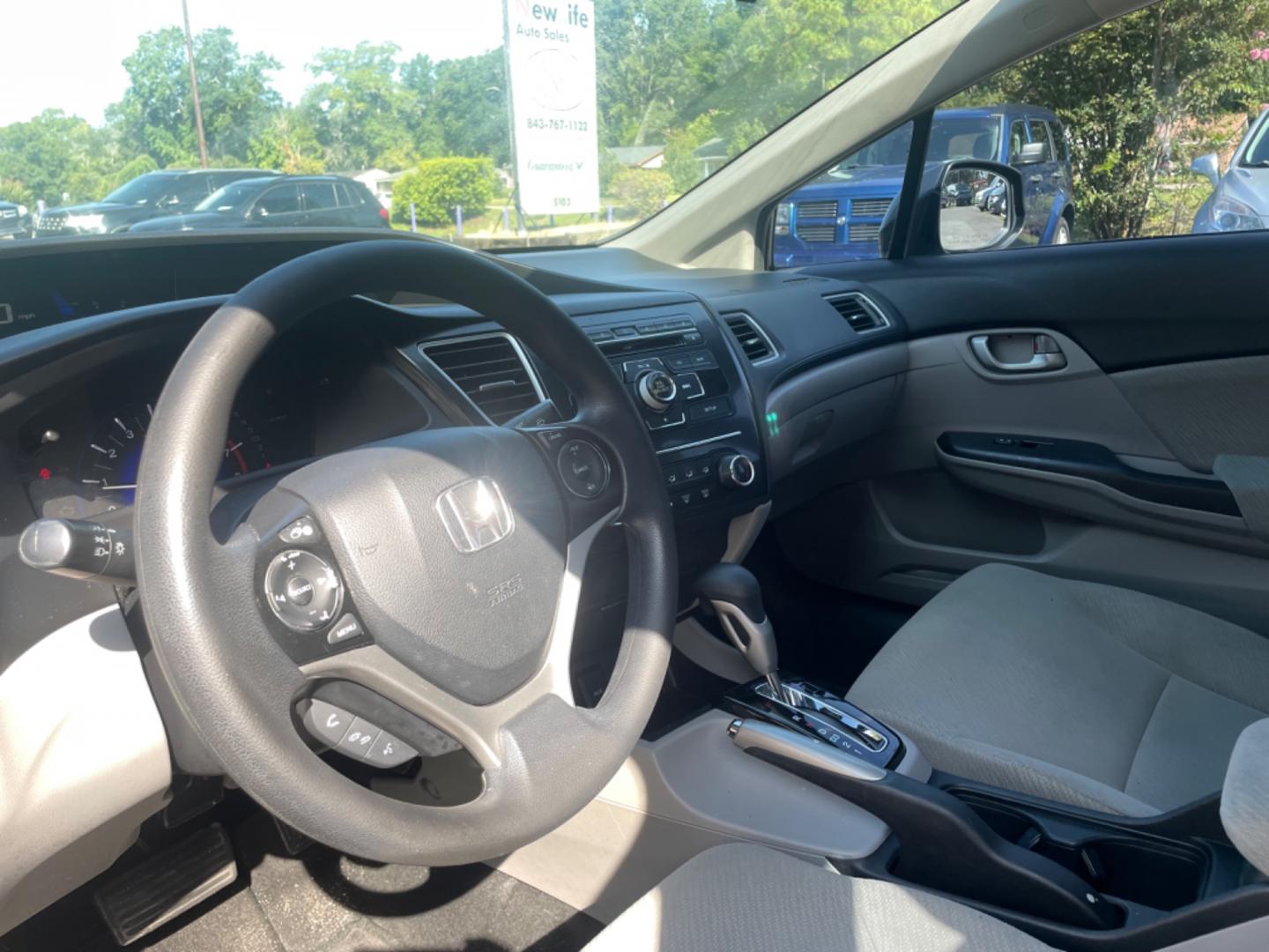 2013 GRAY HONDA CIVIC HF (2HGFB2F65DH) with an 1.8L engine, Automatic transmission, located at 5103 Dorchester Rd., Charleston, SC, 29418-5607, (843) 767-1122, 36.245171, -115.228050 - Photo#20