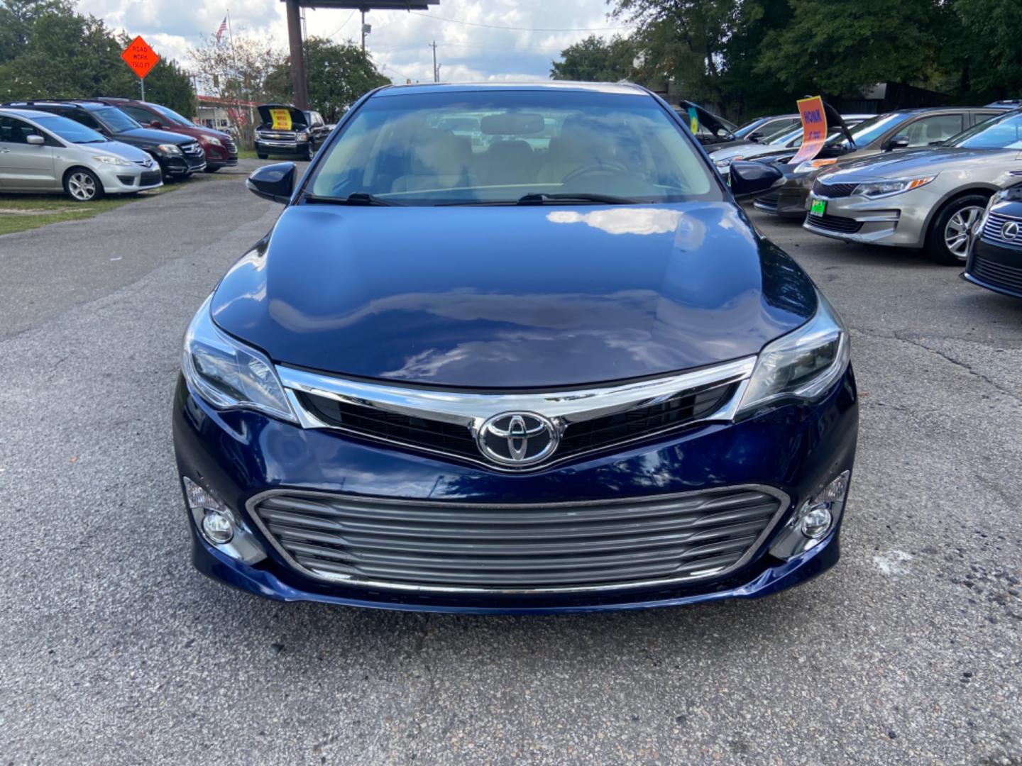 2013 BLUE TOYOTA AVALON BASE (4T1BK1EB3DU) with an 3.5L engine, Automatic transmission, located at 5103 Dorchester Rd., Charleston, SC, 29418-5607, (843) 767-1122, 36.245171, -115.228050 - Leather interior, Sunroof, Navigation, Backup Camera, CD/AUX/USB/Bluetooth, Dual Climate Control, Power Everything (windows, locks, seats, mirrors), Heated/Memory Seats, Push Button Start, Keyless Entry, Alloy Wheels. 124k miles Located at New Life Auto Sales! 2023 WINNER for Post & Courier's Charl - Photo#1