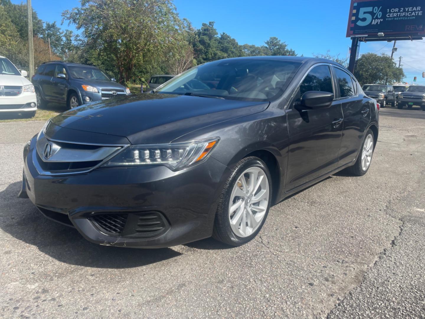 2016 BLACK ACURA ILX PREMIUM (19UDE2F76GA) with an 2.4L engine, Automatic transmission, located at 5103 Dorchester Rd., Charleston, SC, 29418-5607, (843) 767-1122, 36.245171, -115.228050 - Photo#2