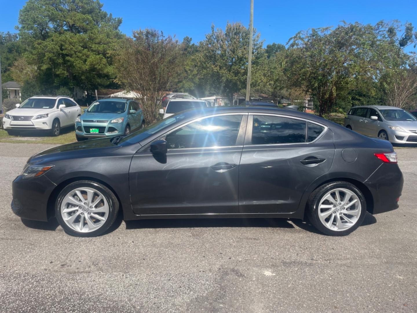 2016 BLACK ACURA ILX PREMIUM (19UDE2F76GA) with an 2.4L engine, Automatic transmission, located at 5103 Dorchester Rd., Charleston, SC, 29418-5607, (843) 767-1122, 36.245171, -115.228050 - Photo#3