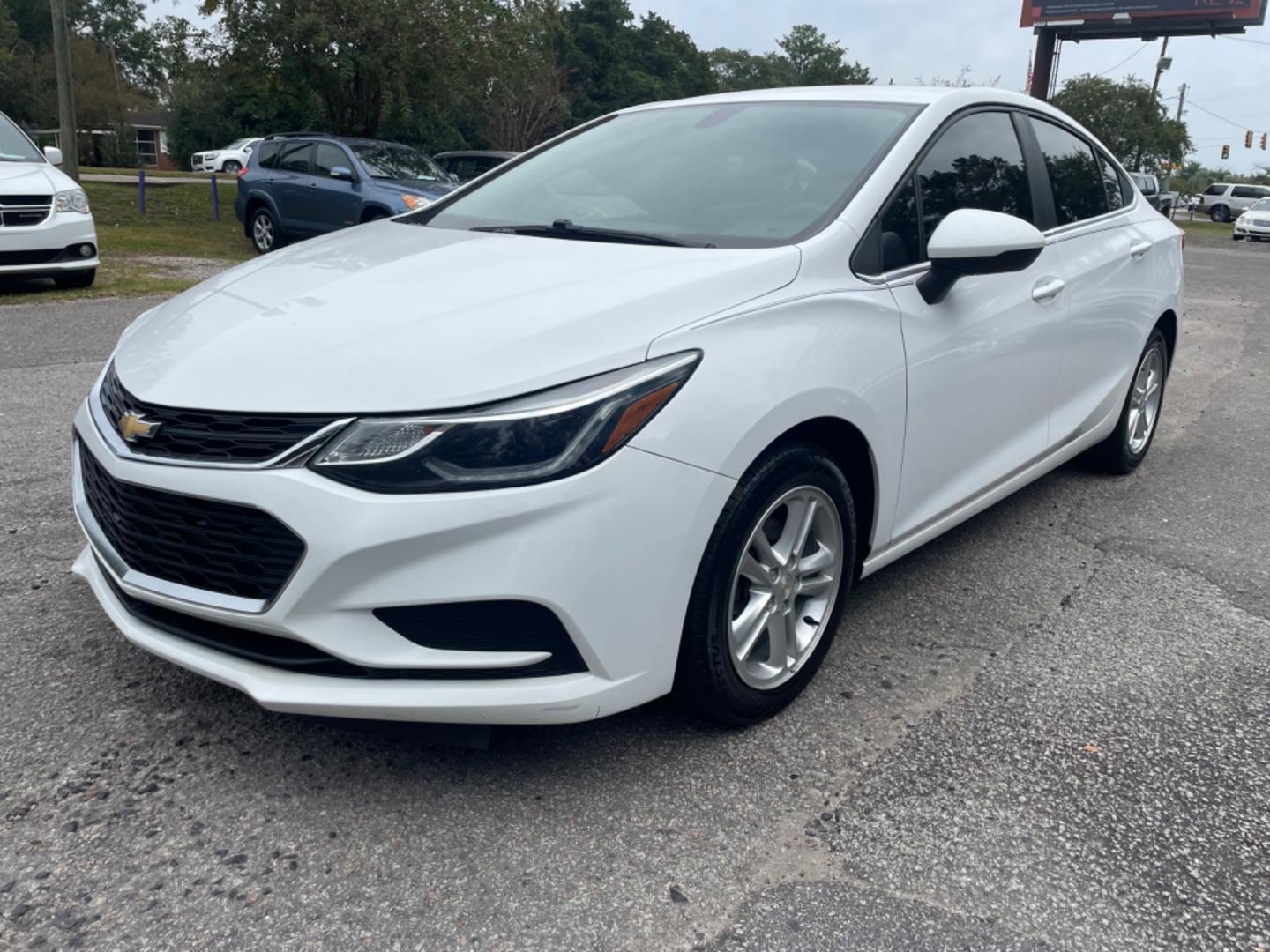 2018 WHITE CHEVROLET CRUZE LT (1G1BE5SM7J7) with an 1.4L engine, Automatic transmission, located at 5103 Dorchester Rd., Charleston, SC, 29418-5607, (843) 767-1122, 36.245171, -115.228050 - Sporty interior with Radio/AUX/USB/Sat/Bluetooth, OnStar, Power Everything (windows, locks, seat, mirrors), Heated Seats, Keyless Entry, Alloy Wheels. 118k miles Located at New Life Auto Sales! 2023 WINNER for Post & Courier's Charleston's Choice Pre-owned Car Dealer AND 2018-2024 Top 5 Finalist fo - Photo#2