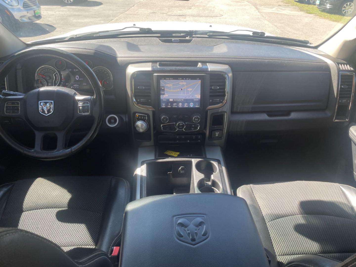 2015 WHITE RAM 1500 SPORT (1C6RR6MTXFS) with an 5.7L engine, Automatic transmission, located at 5103 Dorchester Rd., Charleston, SC, 29418-5607, (843) 767-1122, 36.245171, -115.228050 - Spacious Interior with Navigation, Backup Camera, Blutooth/AUX/Sat, Dual Climate Control, Power Everything (windows, locks, seat, mirrors) Heated Seats, Heated Steering Wheel, All-weather Mats, Push Button Start, Keyless Entry, Running Boards, Hard Bed Cover, Tow Package, Alloy Wheels. Certified One - Photo#14