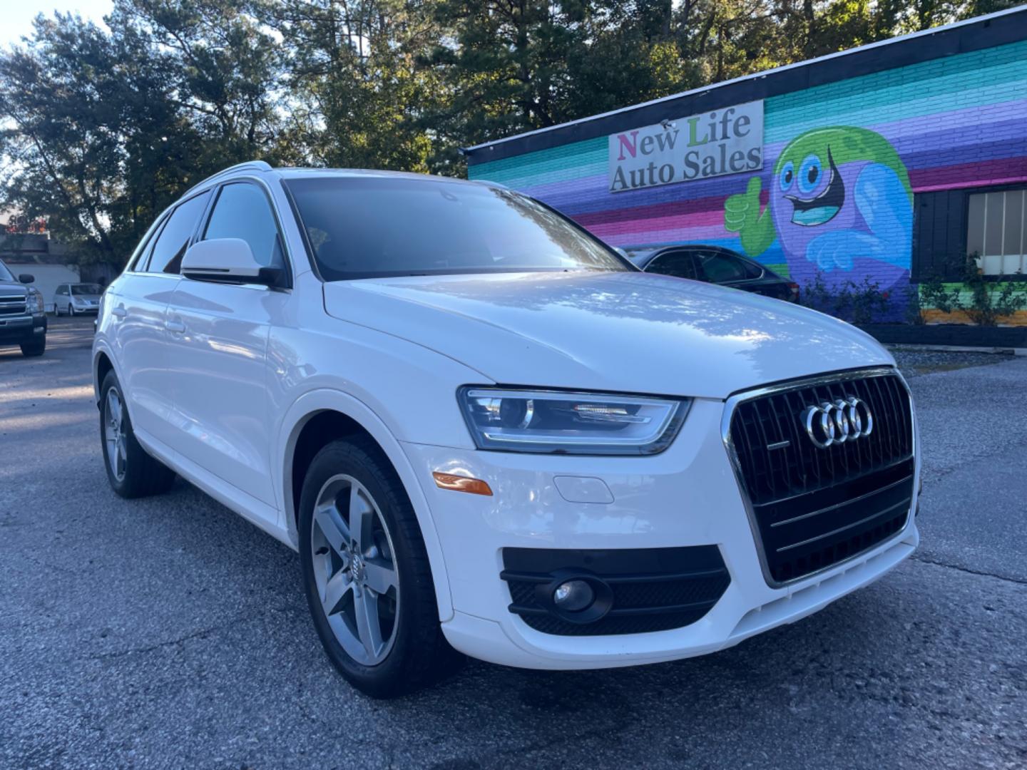 2015 WHITE AUDI Q3 PRESTIGE (WA1GFCFSXFR) with an 2.0L engine, Automatic transmission, located at 5103 Dorchester Rd., Charleston, SC, 29418-5607, (843) 767-1122, 36.245171, -115.228050 - Photo#0