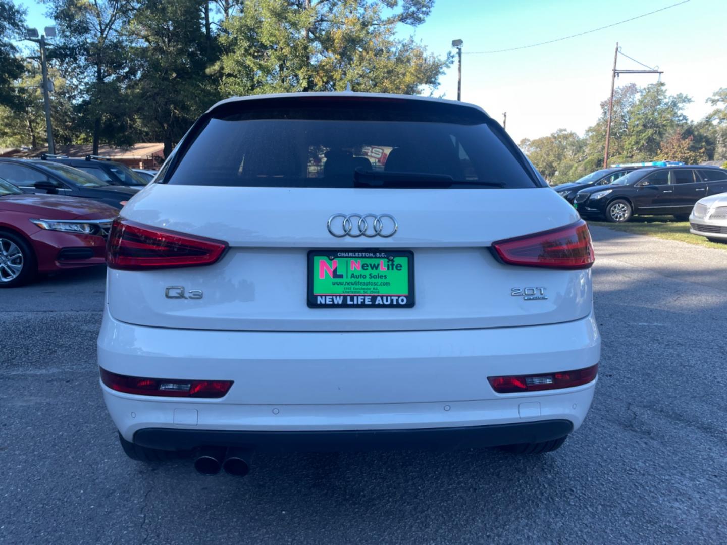 2015 WHITE AUDI Q3 PRESTIGE (WA1GFCFSXFR) with an 2.0L engine, Automatic transmission, located at 5103 Dorchester Rd., Charleston, SC, 29418-5607, (843) 767-1122, 36.245171, -115.228050 - Photo#5