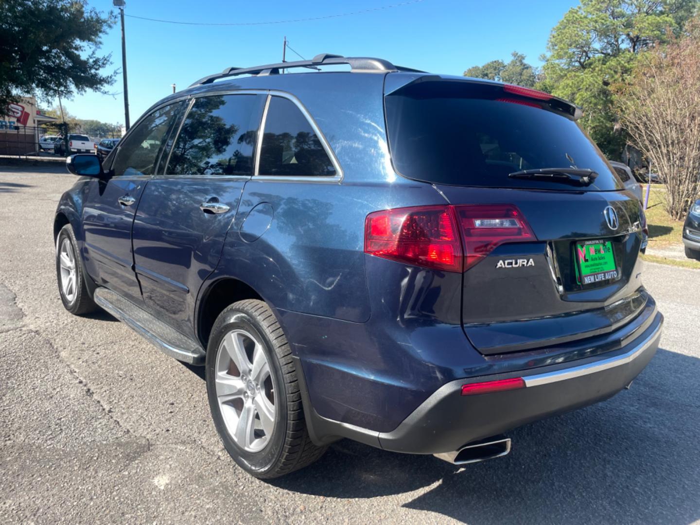 2010 BLUE ACURA MDX TECHNOLOGY (2HNYD2H47AH) with an 3.7L engine, Automatic transmission, located at 5103 Dorchester Rd., Charleston, SC, 29418-5607, (843) 767-1122, 36.245171, -115.228050 - Photo#4