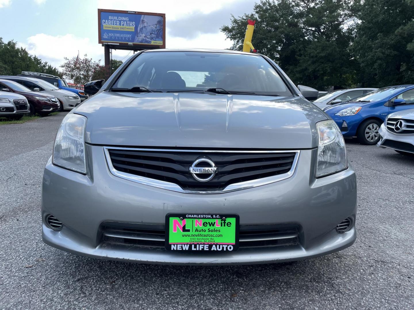 2010 SILVER NISSAN SENTRA 2.0 (3N1AB6AP9AL) with an 2.0L engine, Automatic transmission, located at 5103 Dorchester Rd., Charleston, SC, 29418-5607, (843) 767-1122, 36.245171, -115.228050 - Photo#1