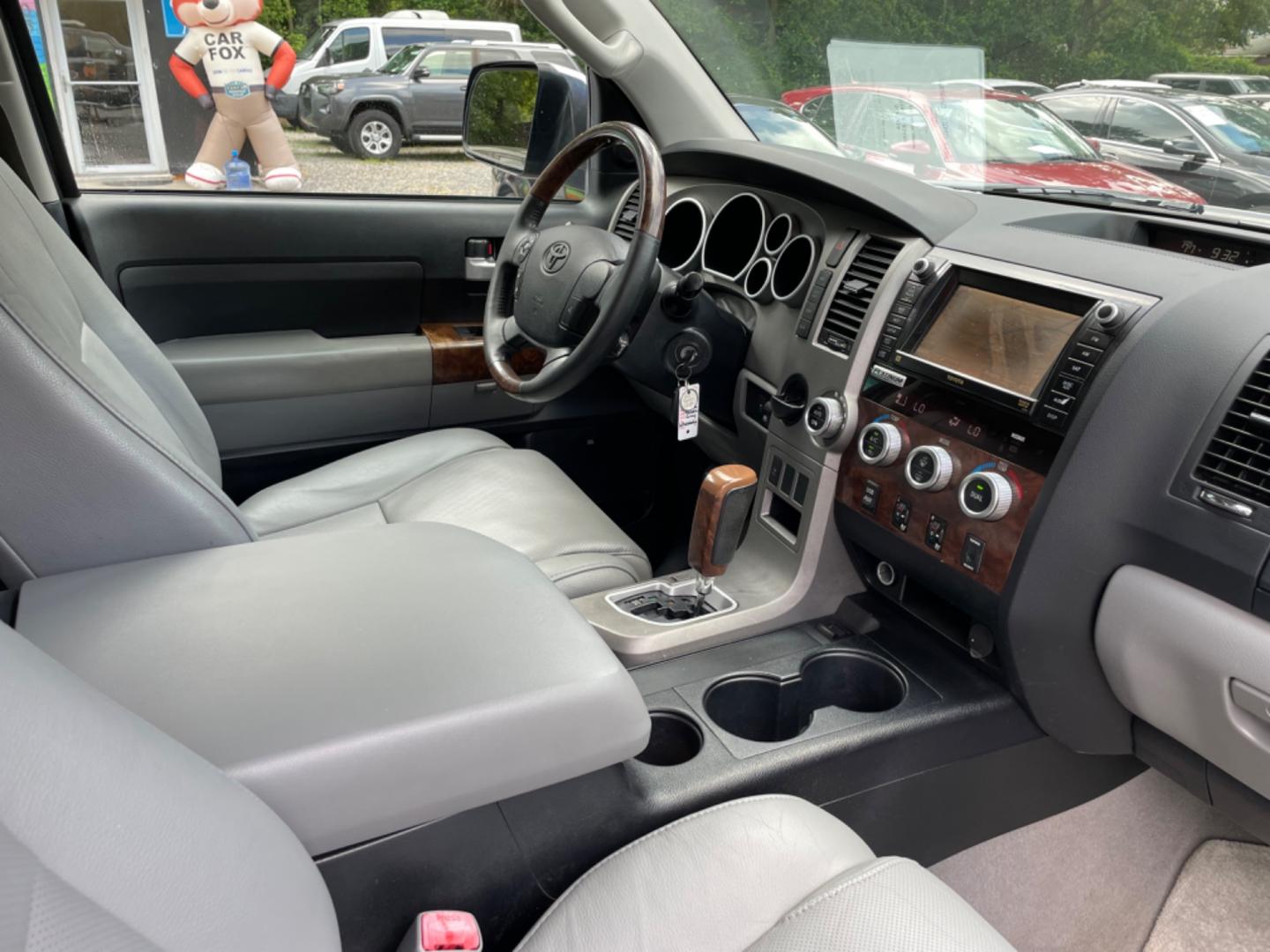 2011 GRAY TOYOTA TUNDRA LIMITED (5TFFY5F1XBX) with an 5.7L engine, Automatic transmission, located at 5103 Dorchester Rd., Charleston, SC, 29418-5607, (843) 767-1122, 36.245171, -115.228050 - Photo#8