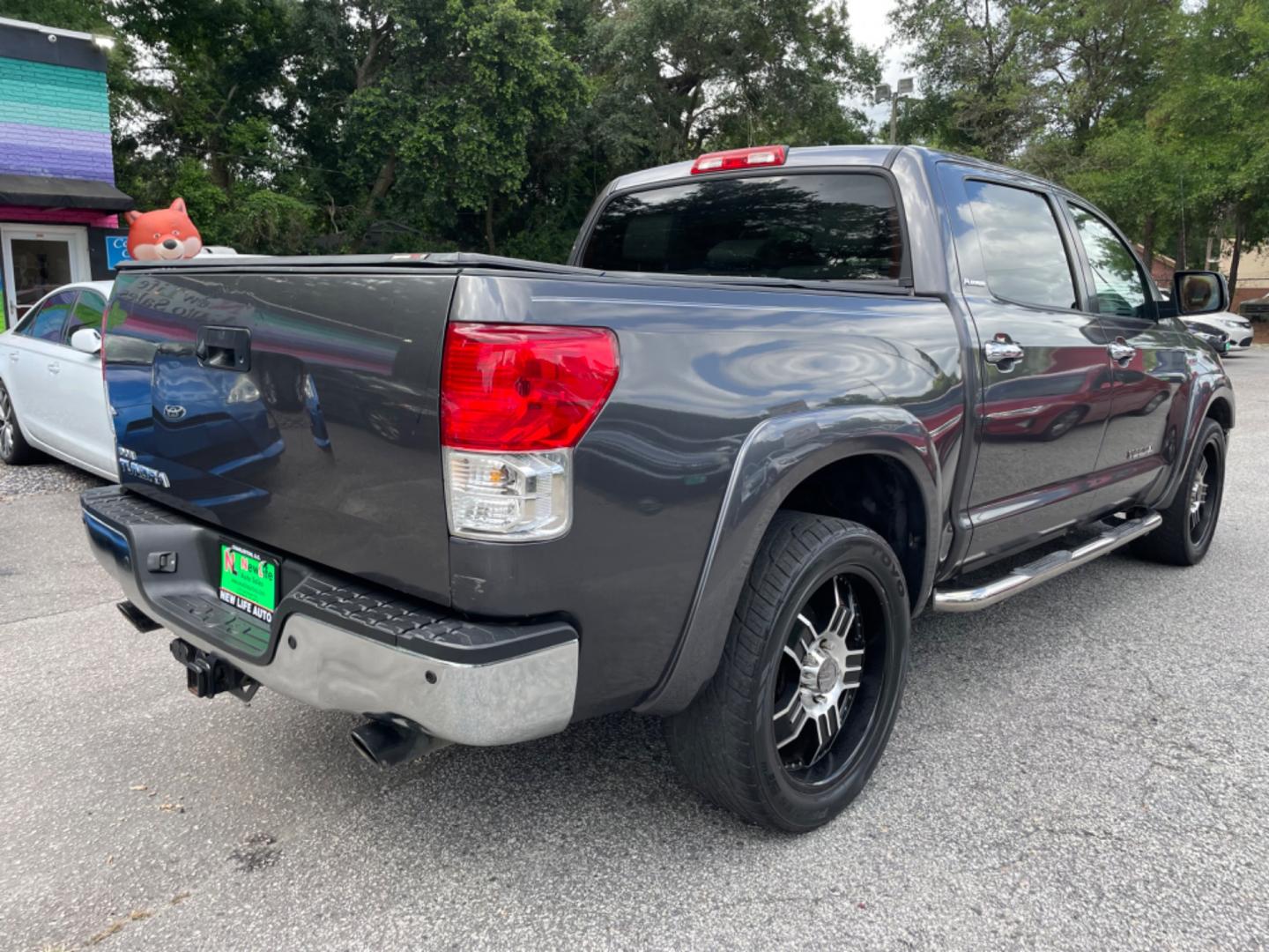 2011 GRAY TOYOTA TUNDRA LIMITED (5TFFY5F1XBX) with an 5.7L engine, Automatic transmission, located at 5103 Dorchester Rd., Charleston, SC, 29418-5607, (843) 767-1122, 36.245171, -115.228050 - Photo#6