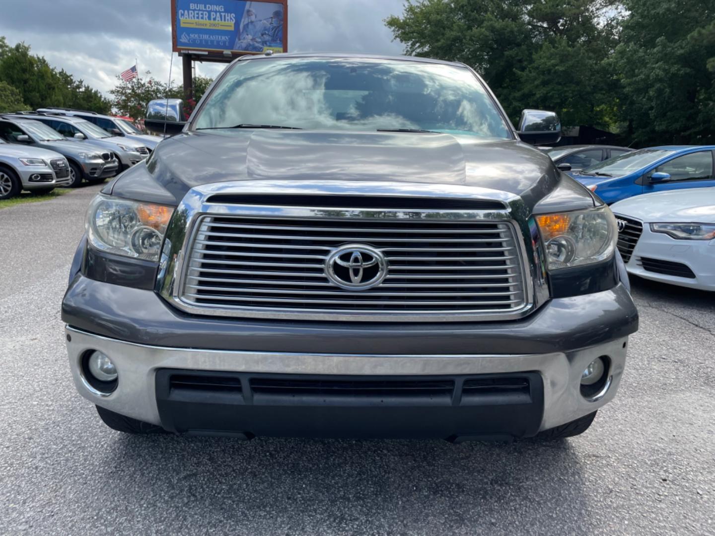 2011 GRAY TOYOTA TUNDRA LIMITED (5TFFY5F1XBX) with an 5.7L engine, Automatic transmission, located at 5103 Dorchester Rd., Charleston, SC, 29418-5607, (843) 767-1122, 36.245171, -115.228050 - Photo#1