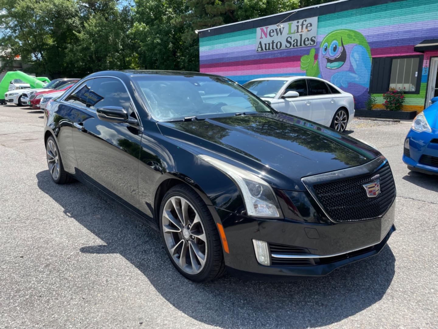 2015 BLACK CADILLAC ATS 2.0T LUXURY (1G6AH1RX0F0) with an 2.0L engine, Automatic transmission, located at 5103 Dorchester Rd., Charleston, SC, 29418-5607, (843) 767-1122, 36.245171, -115.228050 - Local Trade-in with Leather, Sunroof, Navigation, Backup Camera, Bose Stereo with Sat/AUX/Bluetooth, Voice Activation Hands-free Phone, Dual Climate Control, Power Everything (windows, locks, seats, mirrors), Memory/Heated Seats, Push Button Start, Keyless Entry, Alloy Wheels. 125k miles Located at - Photo#0