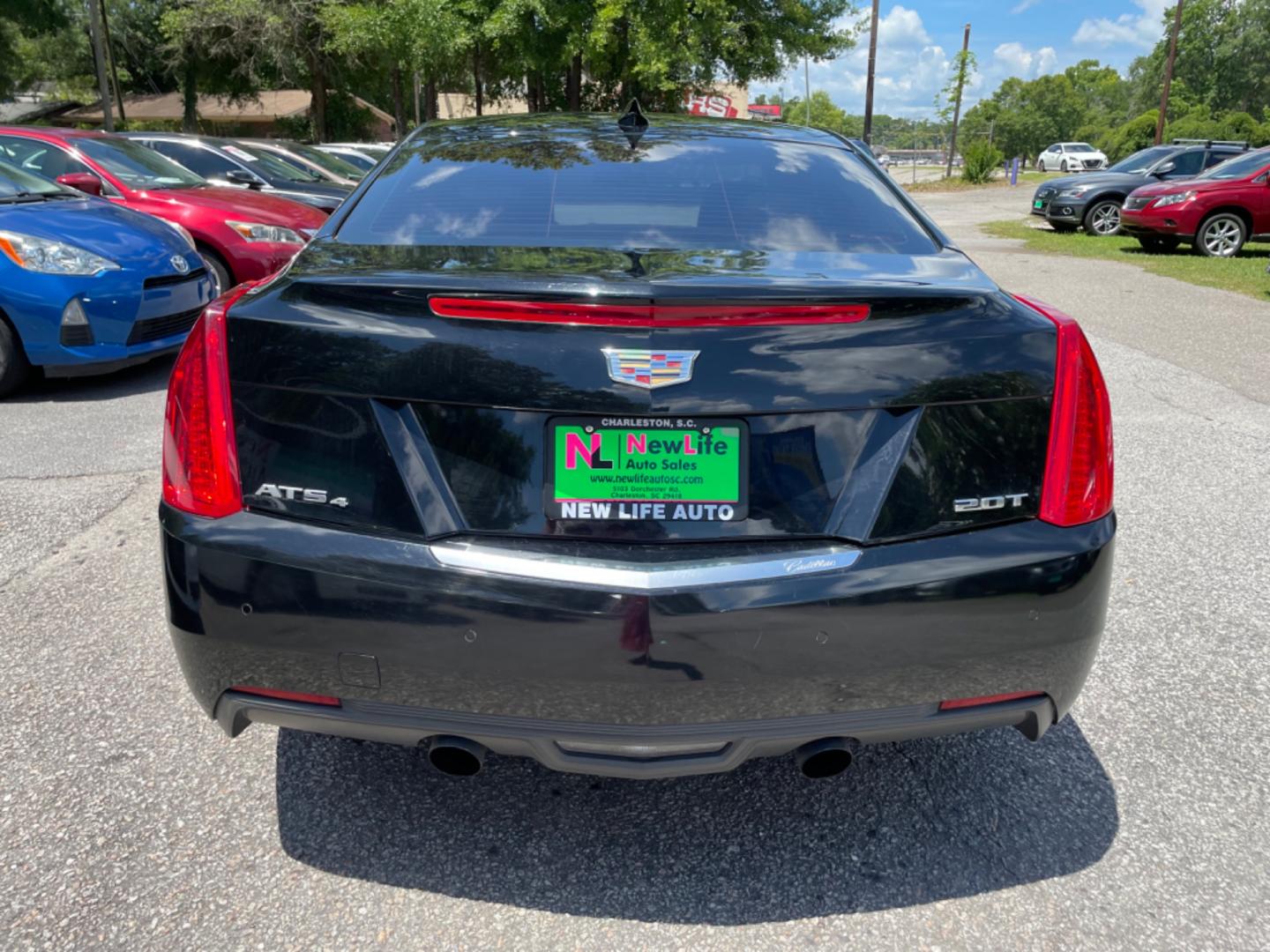 2015 BLACK CADILLAC ATS 2.0T LUXURY (1G6AH1RX0F0) with an 2.0L engine, Automatic transmission, located at 5103 Dorchester Rd., Charleston, SC, 29418-5607, (843) 767-1122, 36.245171, -115.228050 - Local Trade-in with Leather, Sunroof, Navigation, Backup Camera, Bose Stereo with Sat/AUX/Bluetooth, Voice Activation Hands-free Phone, Dual Climate Control, Power Everything (windows, locks, seats, mirrors), Memory/Heated Seats, Push Button Start, Keyless Entry, Alloy Wheels. 125k miles Located at - Photo#5