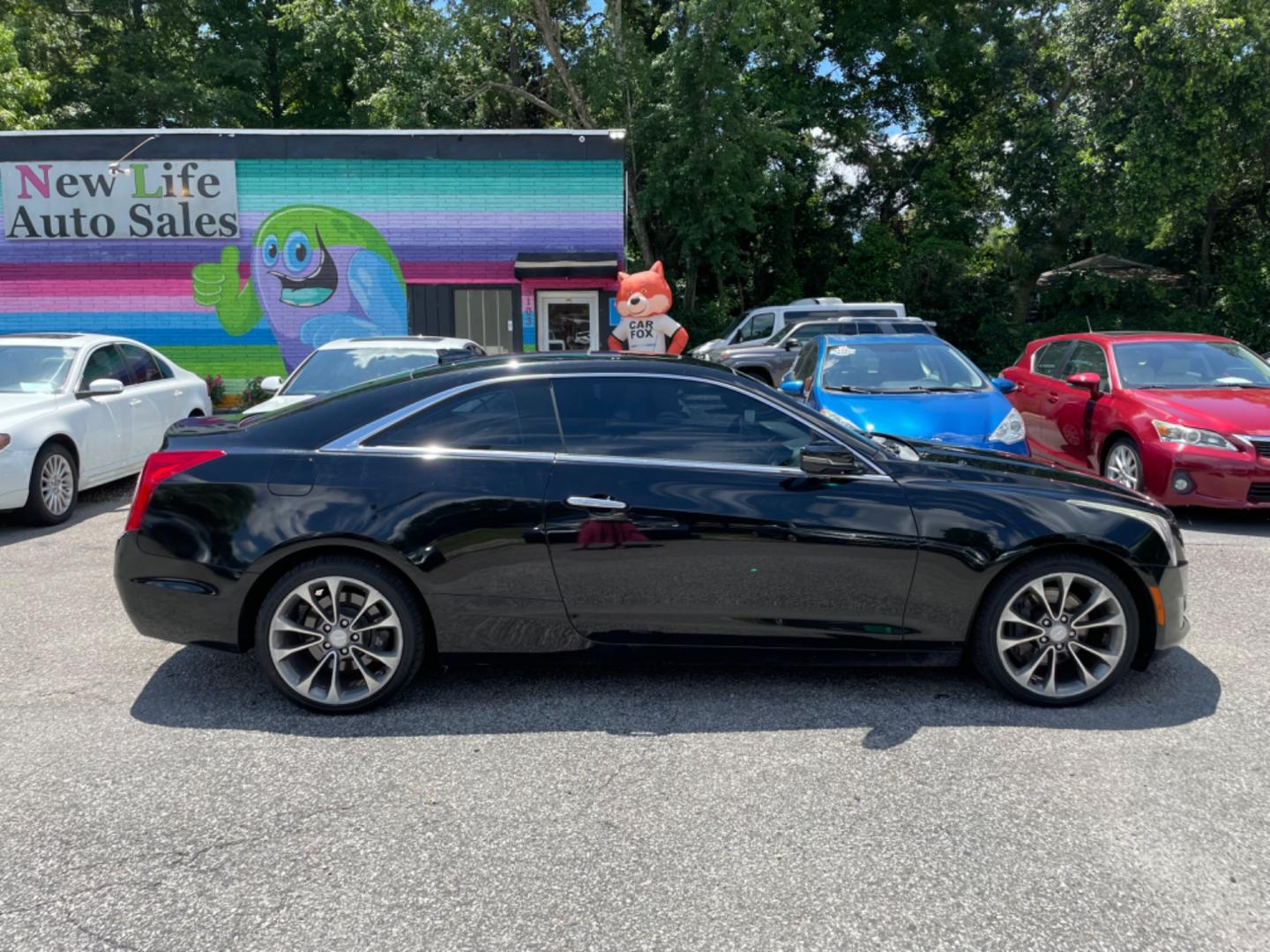 2015 BLACK CADILLAC ATS 2.0T LUXURY (1G6AH1RX0F0) with an 2.0L engine, Automatic transmission, located at 5103 Dorchester Rd., Charleston, SC, 29418-5607, (843) 767-1122, 36.245171, -115.228050 - Local Trade-in with Leather, Sunroof, Navigation, Backup Camera, Bose Stereo with Sat/AUX/Bluetooth, Voice Activation Hands-free Phone, Dual Climate Control, Power Everything (windows, locks, seats, mirrors), Memory/Heated Seats, Push Button Start, Keyless Entry, Alloy Wheels. 125k miles Located at - Photo#7