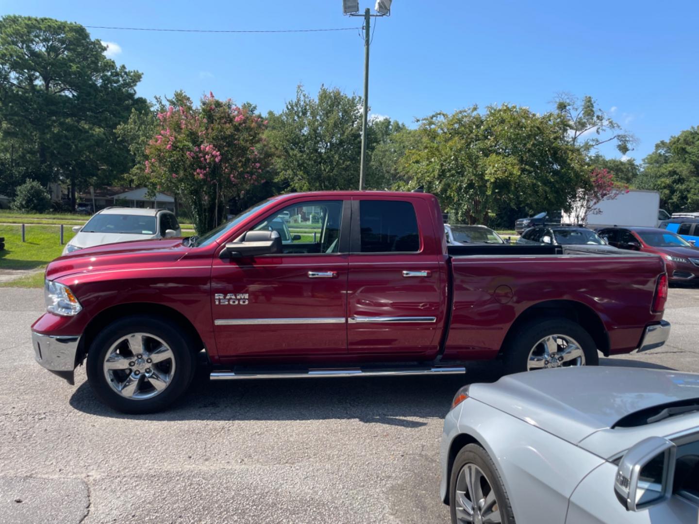 2014 RED RAM 1500 SLT (1C6RR6GG2ES) with an 3.6L engine, Automatic transmission, located at 5103 Dorchester Rd., Charleston, SC, 29418-5607, (843) 767-1122, 36.245171, -115.228050 - Clean CarFax ( no accidents reported!) Clean Interior with Navigation, Backup Camera, CD/AUX/Bluetooth, Dual Climate, Power Everything (windows, locks, driver seat, mirrors), Power Inverter, Power Sliding Rear Window, Keyless Entry, Running Boards, Bed Liner, Tow Package with Brake Assist, Chrome Wh - Photo#3