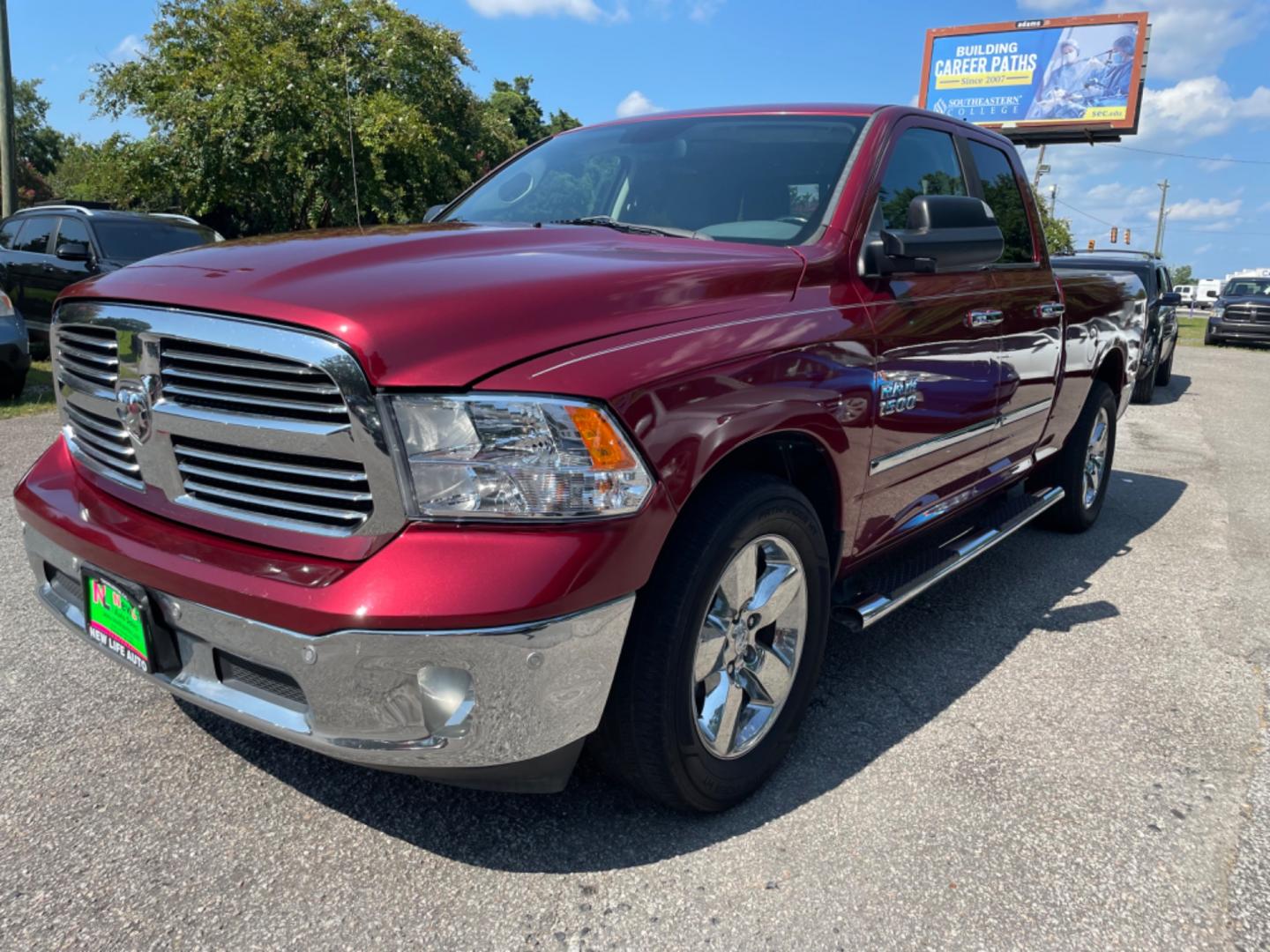 2014 RED RAM 1500 SLT (1C6RR6GG2ES) with an 3.6L engine, Automatic transmission, located at 5103 Dorchester Rd., Charleston, SC, 29418-5607, (843) 767-1122, 36.245171, -115.228050 - Photo#2