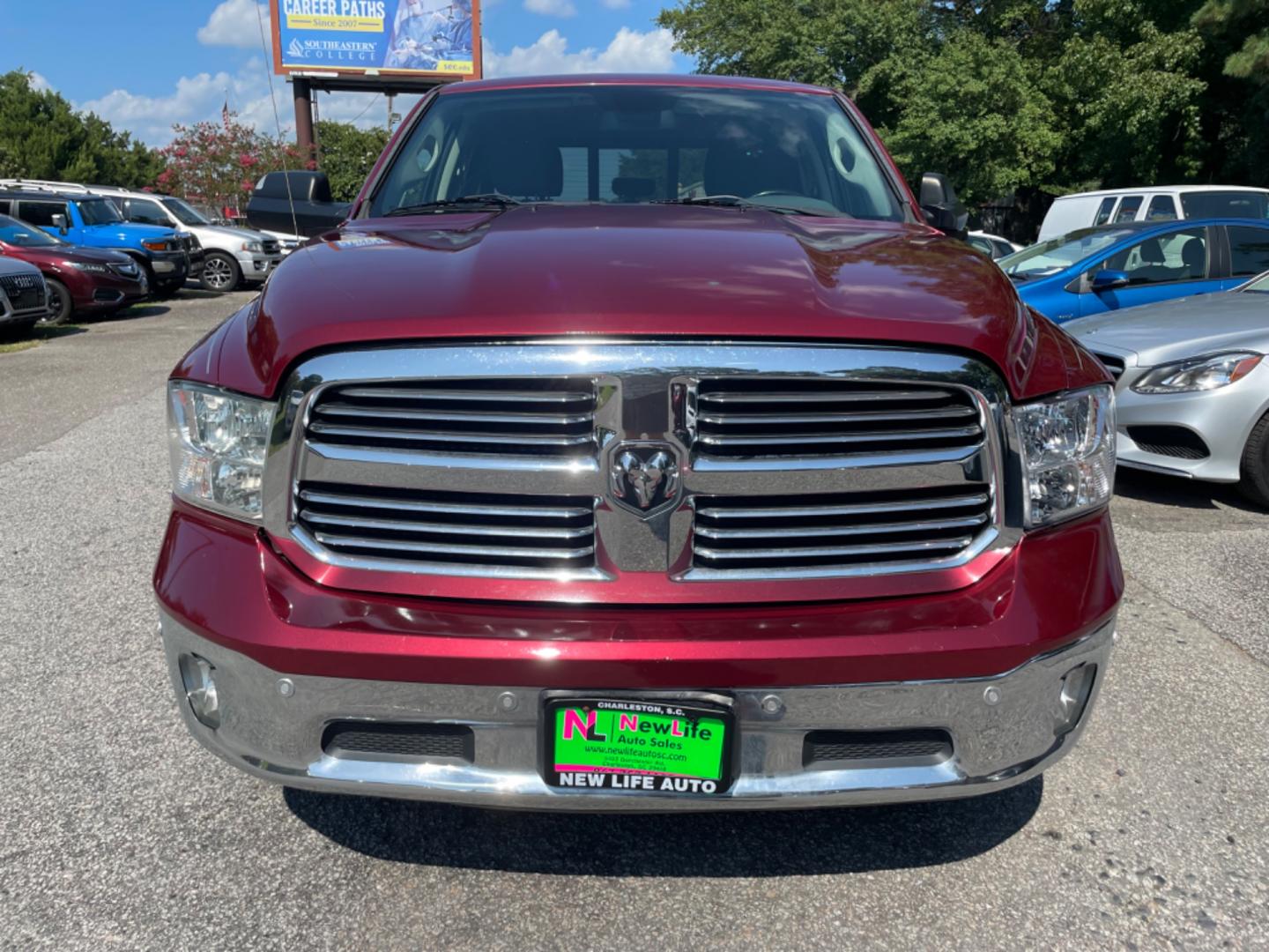 2014 RED RAM 1500 SLT (1C6RR6GG2ES) with an 3.6L engine, Automatic transmission, located at 5103 Dorchester Rd., Charleston, SC, 29418-5607, (843) 767-1122, 36.245171, -115.228050 - Clean CarFax ( no accidents reported!) Clean Interior with Navigation, Backup Camera, CD/AUX/Bluetooth, Dual Climate, Power Everything (windows, locks, driver seat, mirrors), Power Inverter, Power Sliding Rear Window, Keyless Entry, Running Boards, Bed Liner, Tow Package with Brake Assist, Chrome Wh - Photo#1