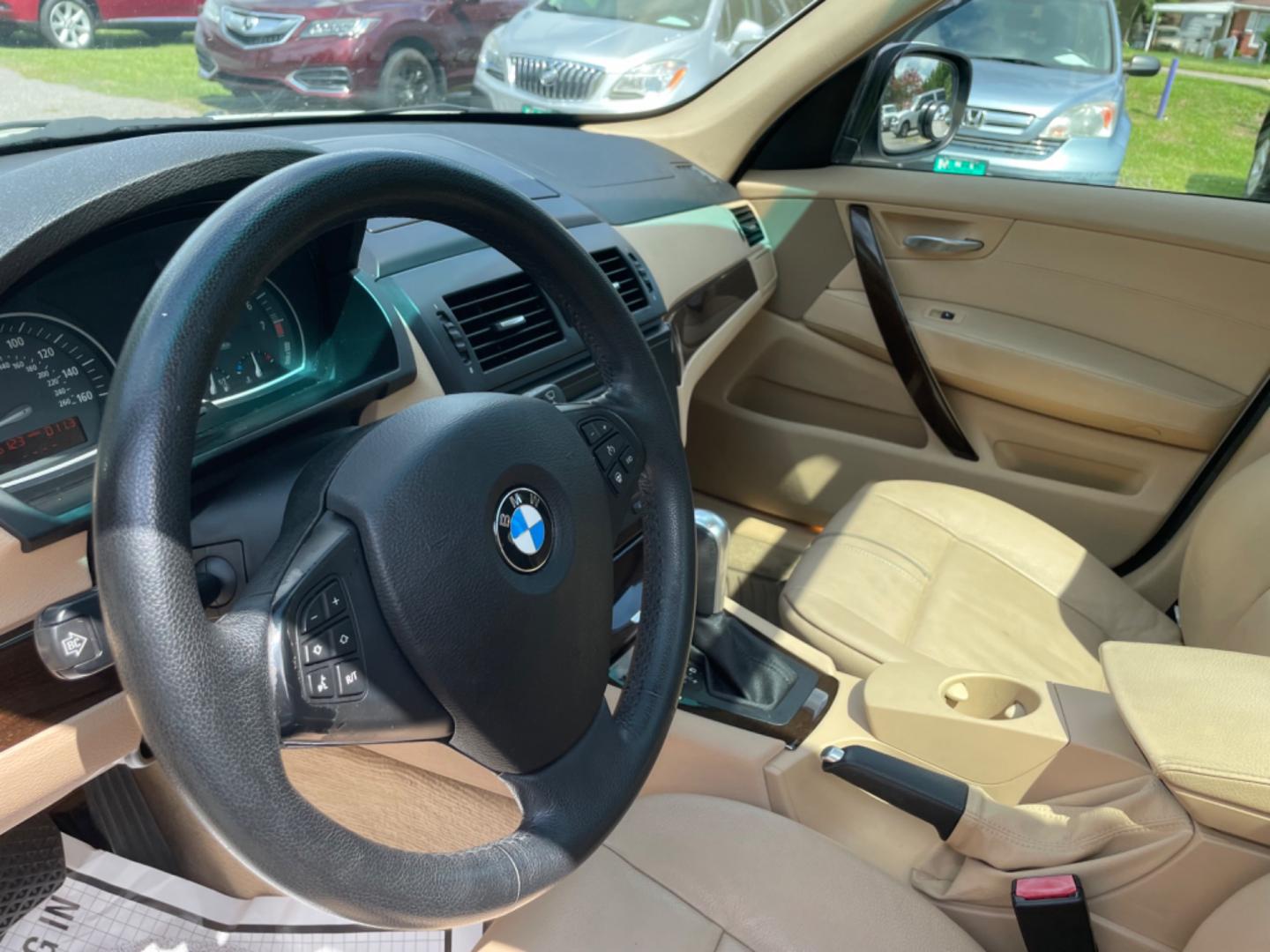 2010 WHITE BMW X3 XDRIVE30I (WBXPC9C4XAW) with an 3.0L engine, Automatic transmission, located at 5103 Dorchester Rd., Charleston, SC, 29418-5607, (843) 767-1122, 36.245171, -115.228050 - Sporty Interior with Leather, Panoramic Sunroof, CD/AM/FM, Power Everything (windows, locks, seats, mirrors), Heated Front & Rear Seats, Heated Steering Wheel, All-weather Mats, Keyless Entry, Roof Rack, Alloy Wheels. Clean CarFax (no accidents reported!) 116k miles Located at New Life Auto Sales! - Photo#19