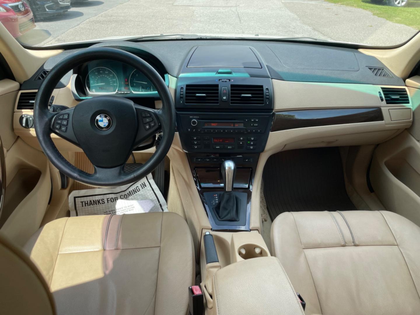 2010 WHITE BMW X3 XDRIVE30I (WBXPC9C4XAW) with an 3.0L engine, Automatic transmission, located at 5103 Dorchester Rd., Charleston, SC, 29418-5607, (843) 767-1122, 36.245171, -115.228050 - Sporty Interior with Leather, Panoramic Sunroof, CD/AM/FM, Power Everything (windows, locks, seats, mirrors), Heated Front & Rear Seats, Heated Steering Wheel, All-weather Mats, Keyless Entry, Roof Rack, Alloy Wheels. Clean CarFax (no accidents reported!) 116k miles Located at New Life Auto Sales! - Photo#15