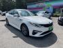 2019 WHITE KIA OPTIMA LX (5XXGT4L34KG) with an 2.4L engine, Automatic transmission, located at 5103 Dorchester Rd., Charleston, SC, 29418-5607, (843) 767-1122, 36.245171, -115.228050 - Photo#0