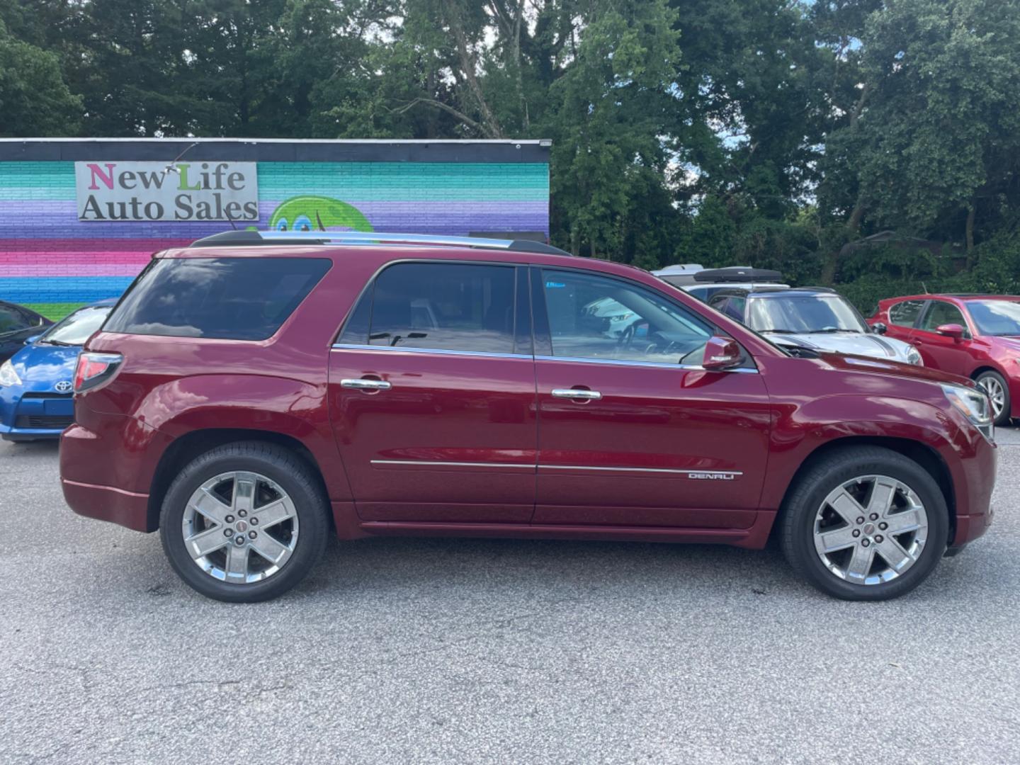 2016 RED GMC ACADIA DENALI (1GKKRTKD5GJ) with an 3.6L engine, Automatic transmission, located at 5103 Dorchester Rd., Charleston, SC, 29418-5607, (843) 767-1122, 36.245171, -115.228050 - Leather, Double Sunroof, Navigation, Backup Camera, Bose Stereo with CD/AUX/Sat/ Bluetooth, Dual Climate Control, Power Everything (windows, locks, seats, mirrors), Power Liftgate, Heated/Cooled/Memory Seating, Middle Row Captain's Seating, Third Row, Keyless Entry, Tow Package, Chrome Wheels. 114k - Photo#7