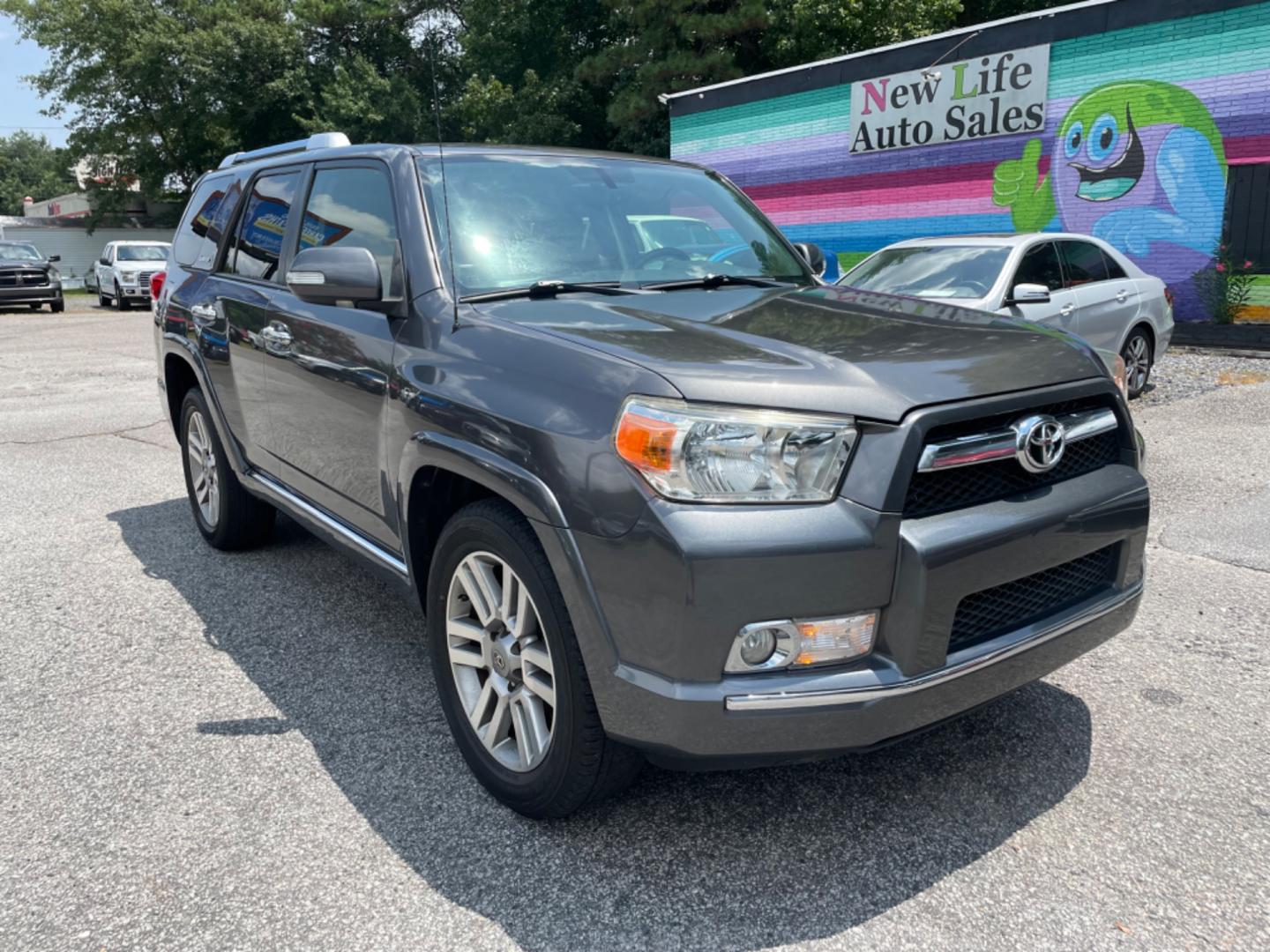 2013 GRAY TOYOTA 4RUNNER SR5 (JTEZU5JR3D5) with an 4.0L engine, Automatic transmission, located at 5103 Dorchester Rd., Charleston, SC, 29418-5607, (843) 767-1122, 36.245171, -115.228050 - Supper Clean Interior with Leather, Sunroof, Navigation, Backup Camera, CD/AUX/Sat/Bluetooth, Dual Climate Control, Power Everything (windows, locks, seats, mirrors), Heated Seats, Power Rear Slide Down Window, Cargo Power Inverter, Push Button Start, Keyless Entry, Tow Package, Alloy Wheels. Local - Photo#0