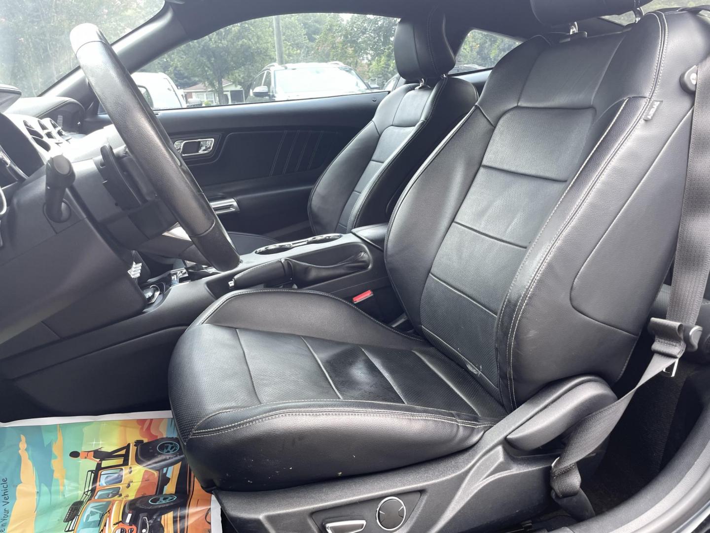 2015 BLACK FORD MUSTANG ECOBOOST (1FA6P8TH3F5) with an 2.3L engine, Automatic transmission, located at 5103 Dorchester Rd., Charleston, SC, 29418-5607, (843) 767-1122, 36.245171, -115.228050 - Leather, Navigation, Back-up Camera, CD/AUX/Sat/Bluetooth, Dual Climate, Power Everything (windows, locks, seats, mirrors), Heated/Cooled/Memory Seating, Keyless Entry, Push Button Start, Alloy Wheels. 125k miles Located at New Life Auto Sales! 2023 WINNER for Post & Courier's Charleston's Choice P - Photo#15