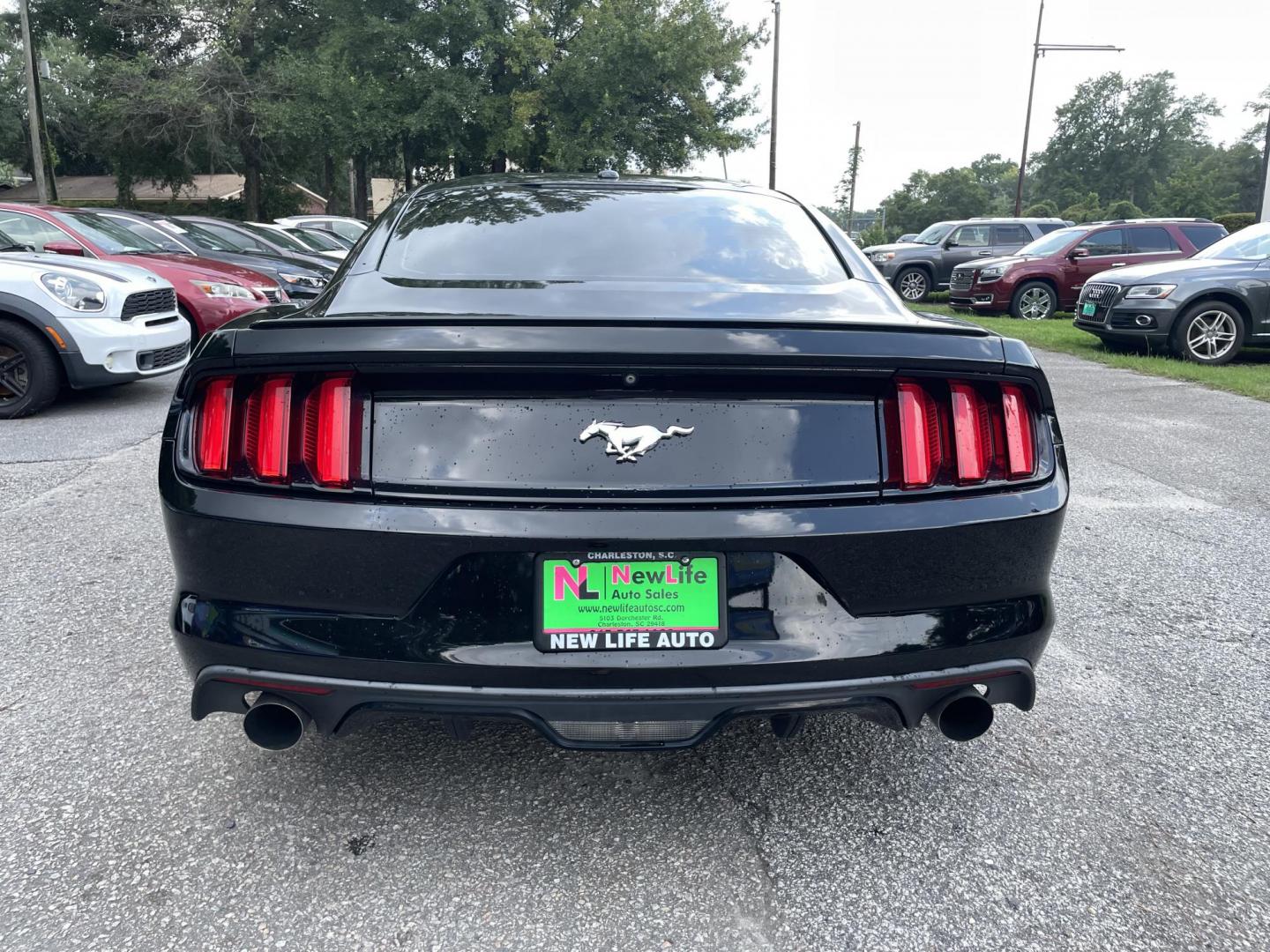 2015 BLACK FORD MUSTANG ECOBOOST (1FA6P8TH3F5) with an 2.3L engine, Automatic transmission, located at 5103 Dorchester Rd., Charleston, SC, 29418-5607, (843) 767-1122, 36.245171, -115.228050 - Leather, Navigation, Back-up Camera, CD/AUX/Sat/Bluetooth, Dual Climate, Power Everything (windows, locks, seats, mirrors), Heated/Cooled/Memory Seating, Keyless Entry, Push Button Start, Alloy Wheels. 125k miles Located at New Life Auto Sales! 2023 WINNER for Post & Courier's Charleston's Choice P - Photo#5