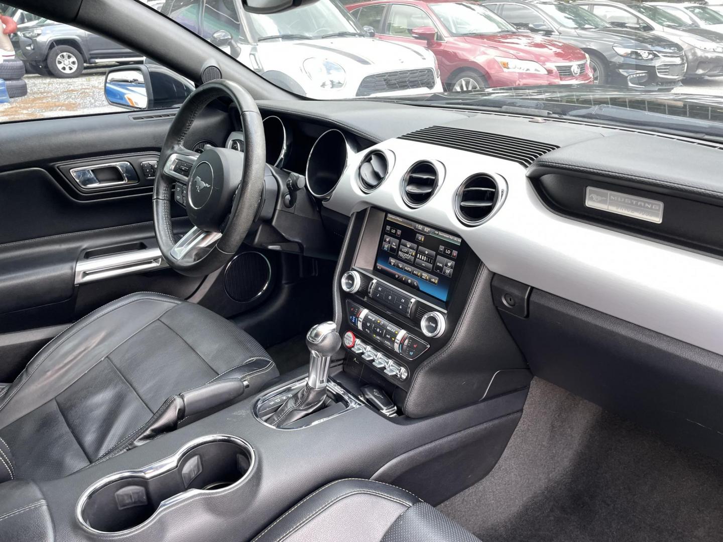 2015 BLACK FORD MUSTANG ECOBOOST (1FA6P8TH3F5) with an 2.3L engine, Automatic transmission, located at 5103 Dorchester Rd., Charleston, SC, 29418-5607, (843) 767-1122, 36.245171, -115.228050 - Photo#9