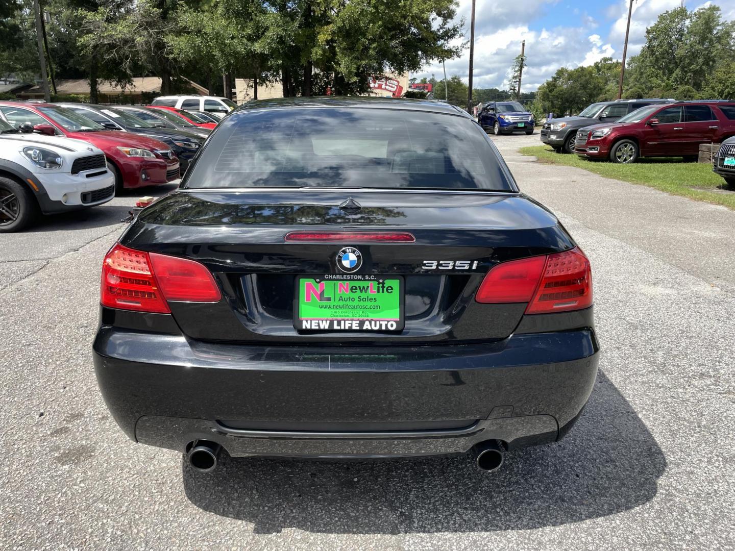 2013 BLACK BMW 3 SERIES 335I (WBADX7C59DE) with an 3.0L engine, Automatic transmission, located at 5103 Dorchester Rd., Charleston, SC, 29418-5607, (843) 767-1122, 36.245171, -115.228050 - Hardtop Convertible with Leather, Navigation, CD/AUX, Hand-free Phone, Dual Climate Control, Power Everything (windows, locks, seats, mirrors), Heated Seats, Push Button Start, Keyless Entry, Alloy Wheels. 107k Located at New Life Auto Sales! 2023 WINNER for Post & Courier's Charleston's Choice Pre - Photo#4