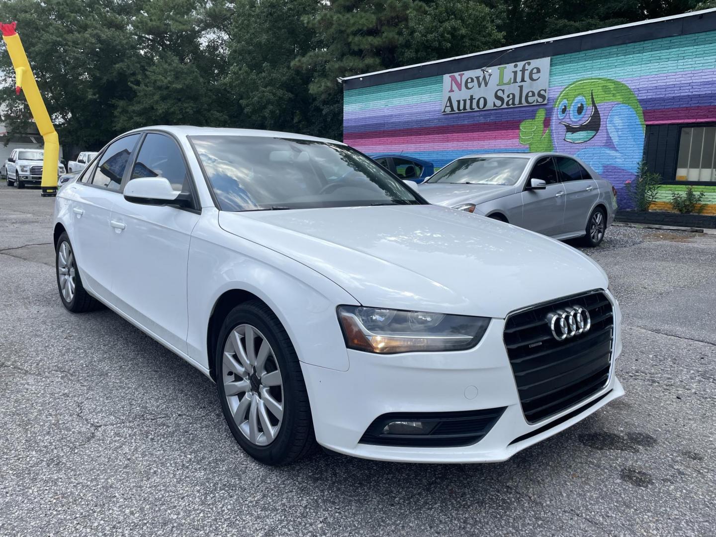 2013 AUDI A4 2.0T QUATTRO PREMIUM (WAUBFAFL5DN) with an 2.0L engine, Automatic transmission, located at 5103 Dorchester Rd., Charleston, SC, 29418-5607, (843) 767-1122, 36.245171, -115.228050 - Leather, Sunroof, CD/AUX/Sat/Bluetooth, Dual Climate Control, Power Everything (windows, locks, seats, mirrors), Keyless Entry, Alloy Wheels. 134k miles Located at New Life Auto Sales! 2023 WINNER for Post & Courier's Charleston's Choice Pre-owned Car Dealer AND 2018-2024 Top 5 Finalist for Charles - Photo#0