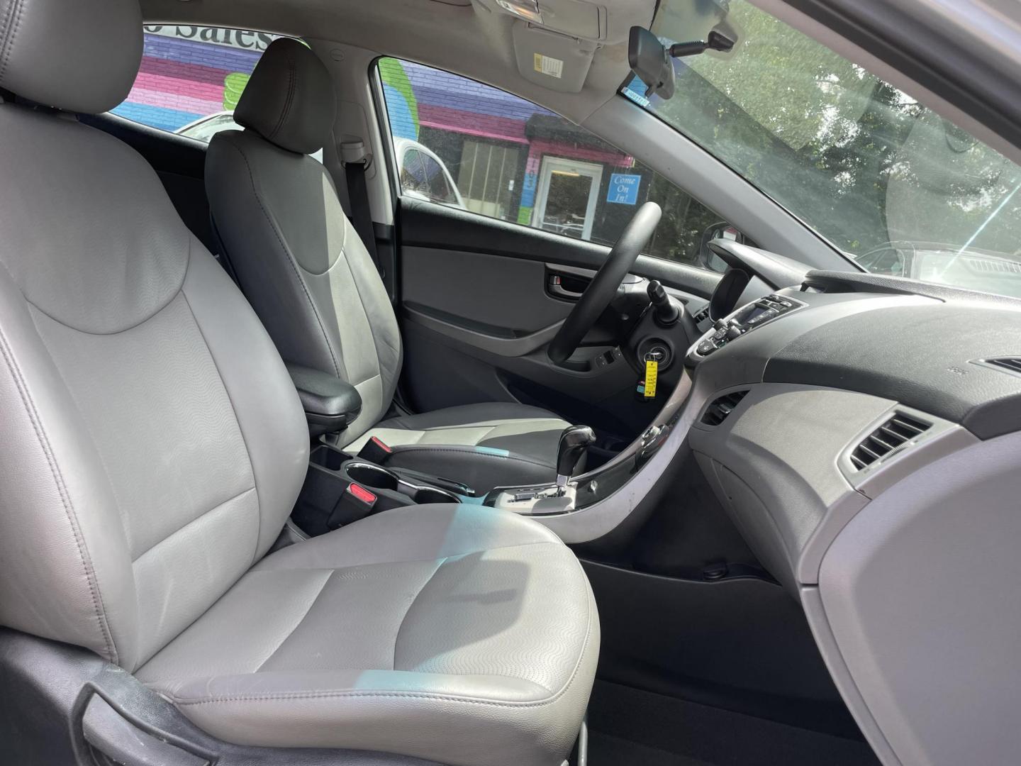 2013 SILVER HYUNDAI ELANTRA GLS (5NPDH4AE2DH) with an 1.8L engine, 6-Speed Manual transmission, located at 5103 Dorchester Rd., Charleston, SC, 29418-5607, (843) 767-1122, 36.245171, -115.228050 - Photo#8