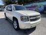 2014 WHITE CHEVROLET TAHOE LTZ (1GNSCCE09ER) with an 5.3L engine, Automatic transmission, located at 5103 Dorchester Rd., Charleston, SC, 29418-5607, (843) 767-1122, 36.245171, -115.228050 - Leather, Sunroof, Navigation, Backup Camera, Rear DVD, Dual Climate Control, Power Everything (windows, locks, seats, mirrors), Heated/Cooled/ Memory Seating, Rear Heated Seats, Power Liftgate, Keyless Entry, Middle Row Captain's Seats, Convenient Third Row, Running Boards, Tow Package, Alloy Wheel - Photo#0