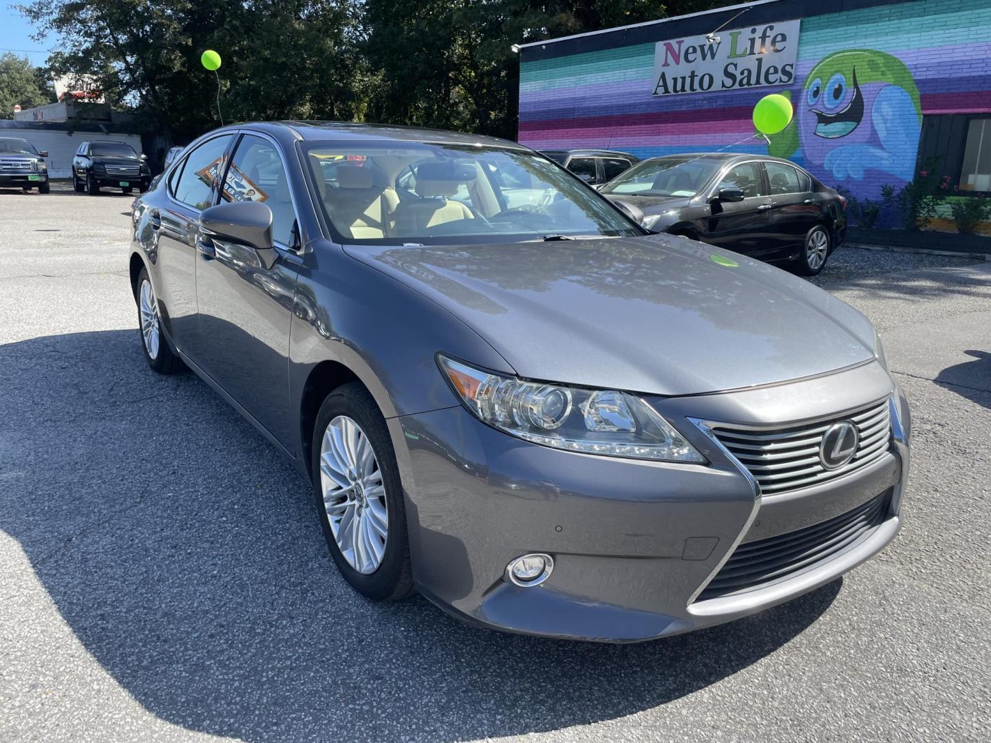 2014 GRAY LEXUS ES 350 BASE (JTHBK1GG7E2) with an 3.5L engine, Automatic transmission, located at 5103 Dorchester Rd., Charleston, SC, 29418-5607, (843) 767-1122, 36.245171, -115.228050 - Photo#0