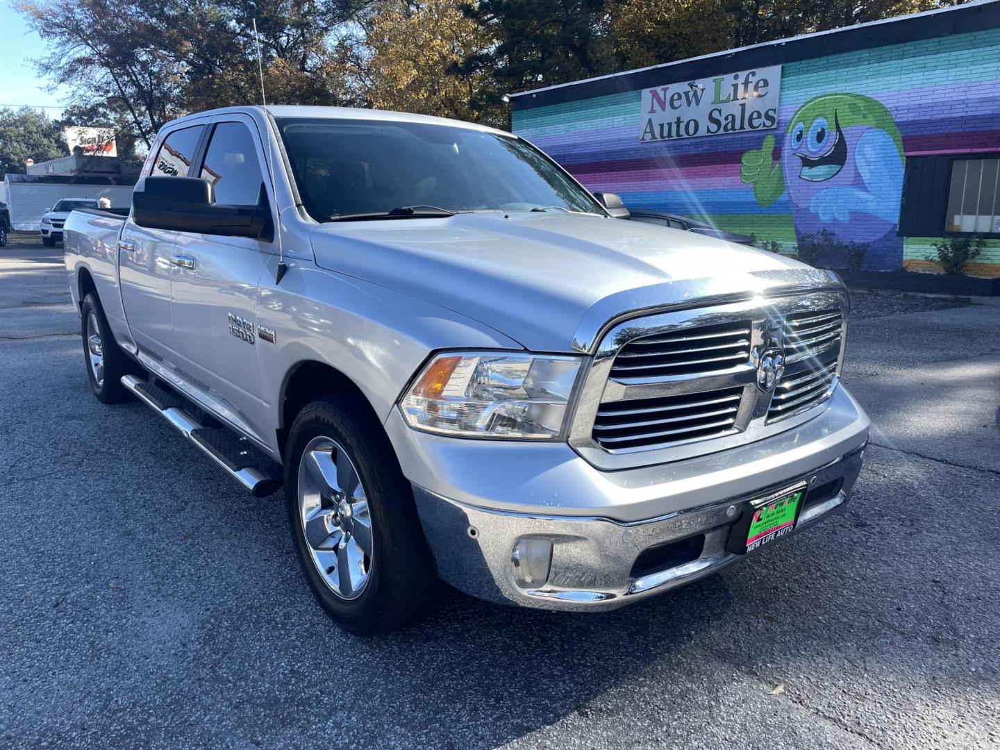 2014 SILVER RAM 1500 BIG HORN (1C6RR6TT3ES) with an 5.7L engine, Automatic transmission, located at 5103 Dorchester Rd., Charleston, SC, 29418-5607, (843) 767-1122, 36.245171, -115.228050 - Photo#0