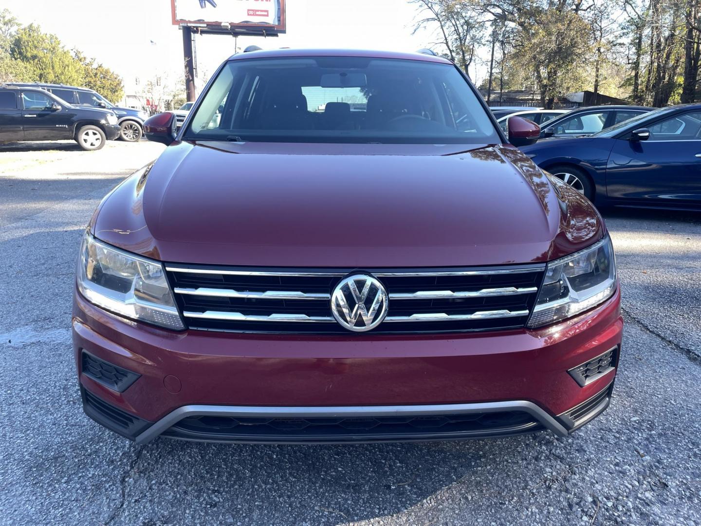 2018 RED VOLKSWAGEN TIGUAN 2.0T S (3VV1B7AX2JM) with an 2.0L engine, Automatic transmission, located at 5103 Dorchester Rd., Charleston, SC, 29418-5607, (843) 767-1122, 36.245171, -115.228050 - Super Clean Interior with Apple CarPlay, Android Auto, MirrorLink, AUX/Radio, Backup Camera, Powe Windows, Power Locks, Power Mirrors, Convenient Third Row with Easy Fold Seats, Keyless Entry, Alloy Wheels. Local Trade-in! Only 84k miles Located at New Life Auto Sales! 2023 WINNER for Post & Courie - Photo#1