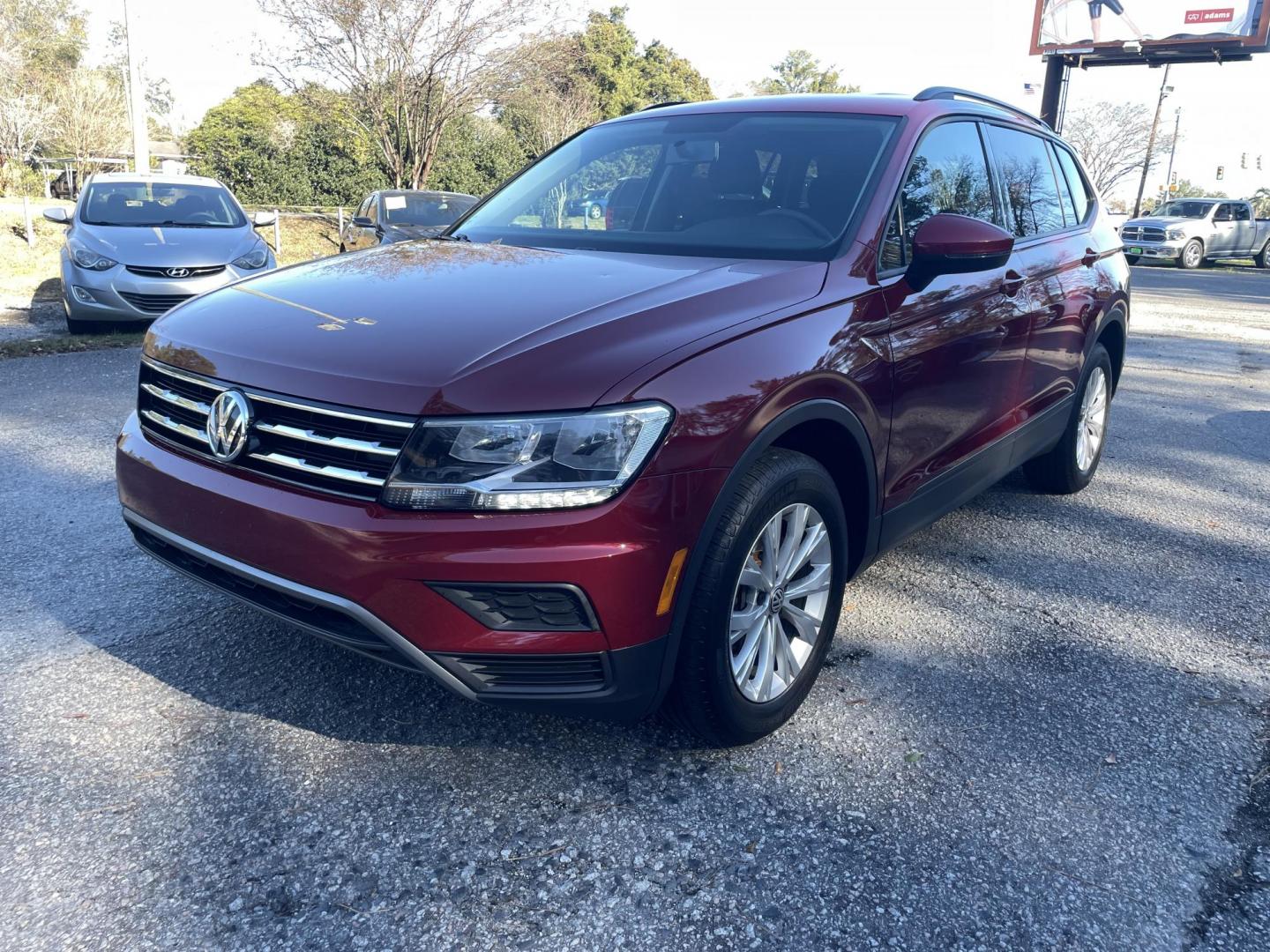 2018 RED VOLKSWAGEN TIGUAN 2.0T S (3VV1B7AX2JM) with an 2.0L engine, Automatic transmission, located at 5103 Dorchester Rd., Charleston, SC, 29418-5607, (843) 767-1122, 36.245171, -115.228050 - Super Clean Interior with Apple CarPlay, Android Auto, MirrorLink, AUX/Radio, Backup Camera, Powe Windows, Power Locks, Power Mirrors, Convenient Third Row with Easy Fold Seats, Keyless Entry, Alloy Wheels. Local Trade-in! Only 84k miles Located at New Life Auto Sales! 2023 WINNER for Post & Courie - Photo#5