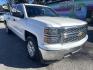 2014 WHITE CHEVROLET SILVERADO 1500 LT (3GCPCREH5EG) with an 4.3L engine, Automatic transmission, located at 5103 Dorchester Rd., Charleston, SC, 29418-5607, (843) 767-1122, 36.245171, -115.228050 - Clean CarFax (no accidents reported!) CD/AUX/USB/Sat/Bluetooth, OnStar available, Power Windows, Power Locks, Power Mirrors, Keyless Entry, Bedliner, Tow Package, Alloy Wheels. 114k miles Located at New Life Auto Sales! 2023 WINNER for Post & Courier's Charleston's Choice Pre-owned Car Dealer AND 2 - Photo#0