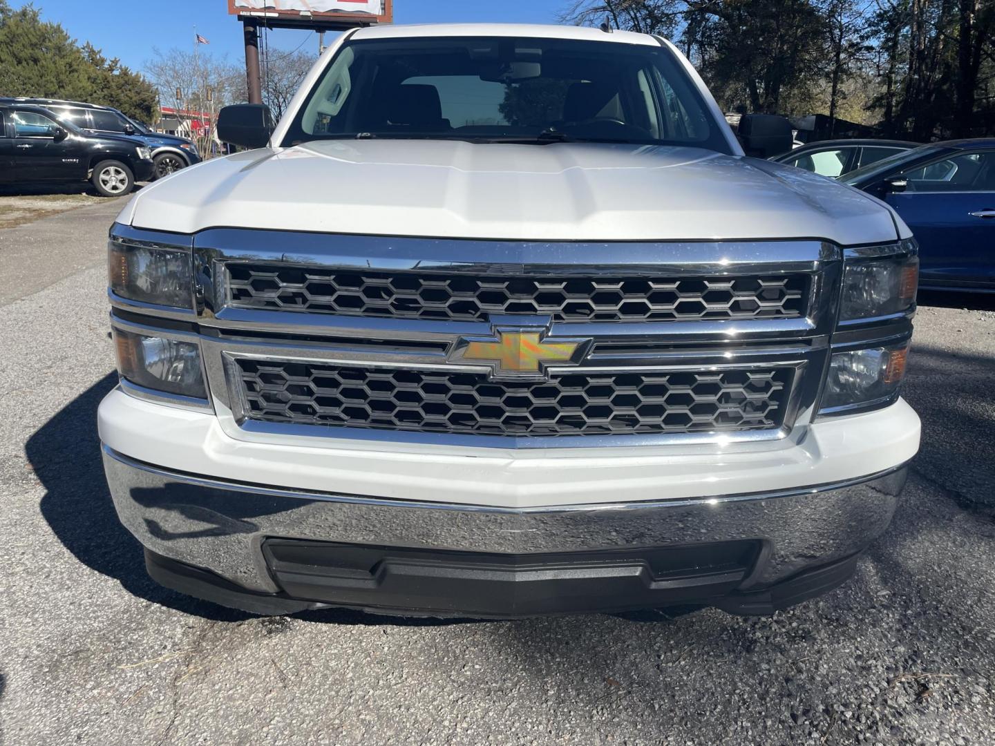 2014 WHITE CHEVROLET SILVERADO 1500 LT (3GCPCREH5EG) with an 4.3L engine, Automatic transmission, located at 5103 Dorchester Rd., Charleston, SC, 29418-5607, (843) 767-1122, 36.245171, -115.228050 - Clean CarFax (no accidents reported!) CD/AUX/USB/Sat/Bluetooth, OnStar available, Power Windows, Power Locks, Power Mirrors, Keyless Entry, Bedliner, Tow Package, Alloy Wheels. 114k miles Located at New Life Auto Sales! 2023 WINNER for Post & Courier's Charleston's Choice Pre-owned Car Dealer AND 2 - Photo#1